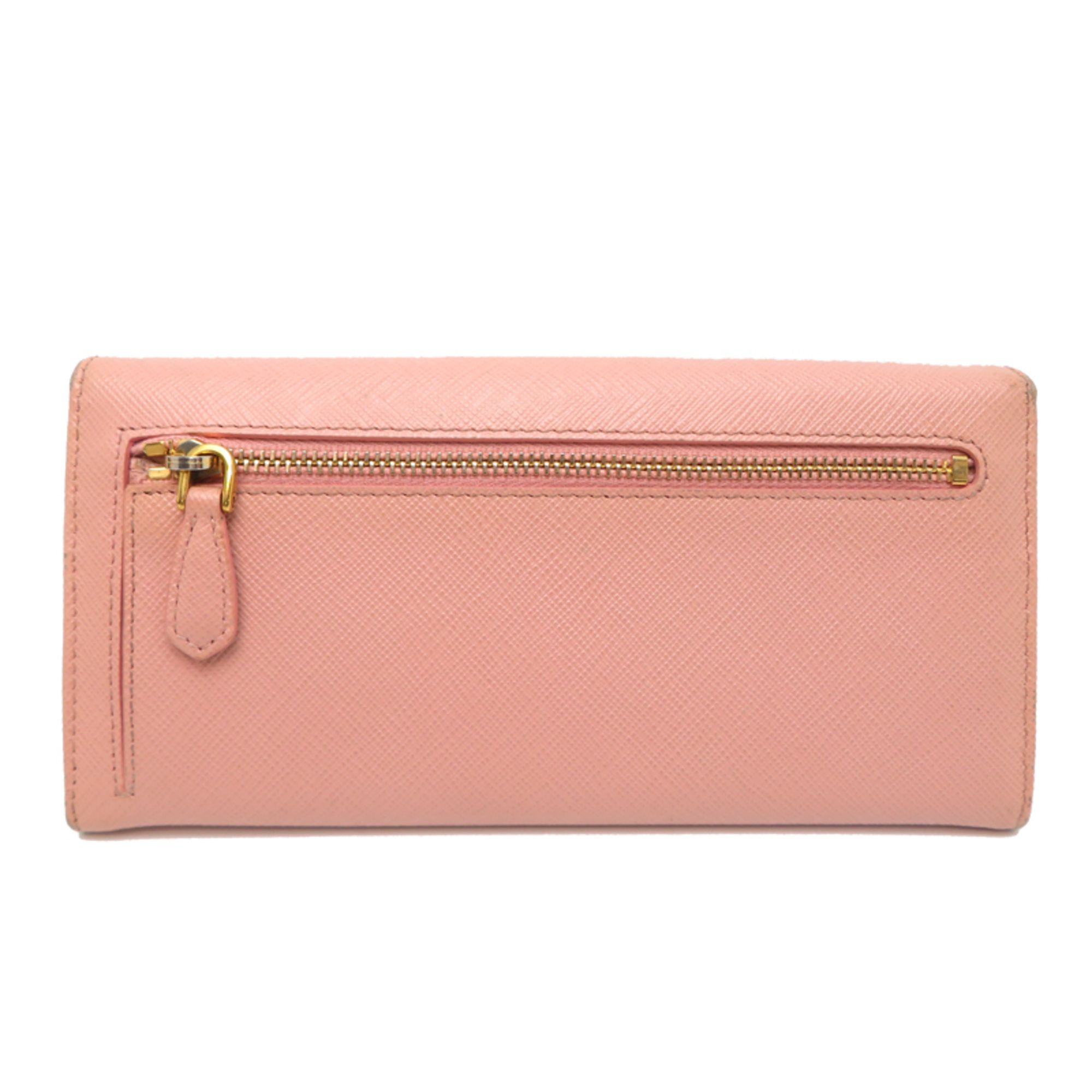 Leather Long Wallet (Bi-Fold) (Pre-Owned) - Prada - Modalova