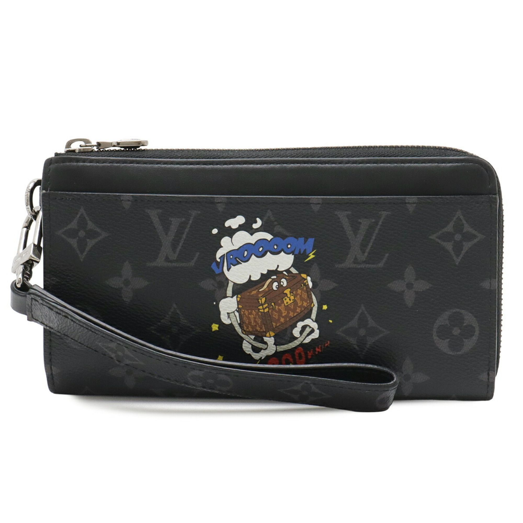 Monogram Eclipse Monogram Eclipse Leather Coin Purse/Coin Case (Pre-Owned) - Louis Vuitton - Modalova