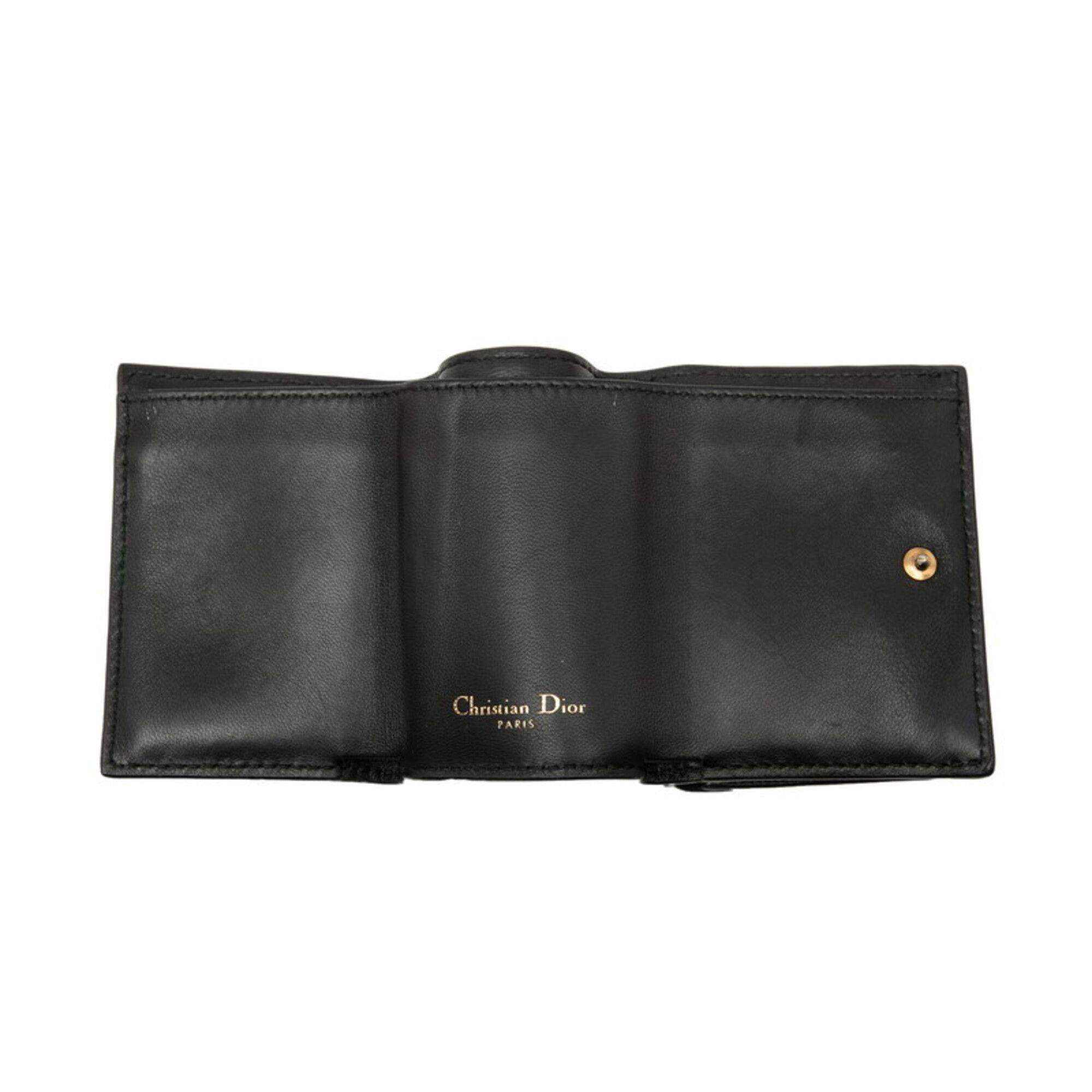 Leather Wallet (Tri-Fold) (Pre-Owned) - Christian Dior - Modalova