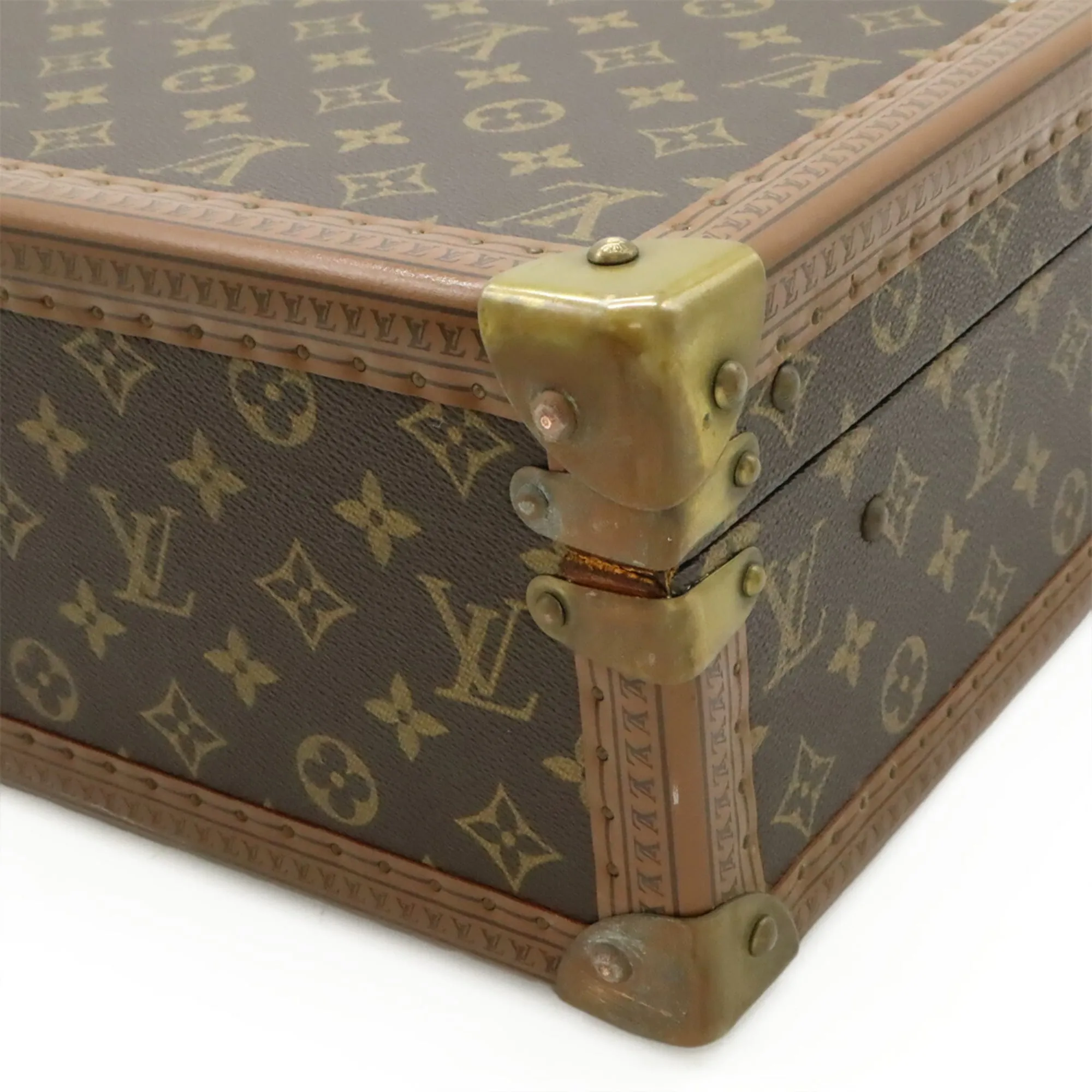 Monogram Canvas Pvc Coated Canvas Attaché Case Handbag (Pre-Owned) - Louis Vuitton - Modalova