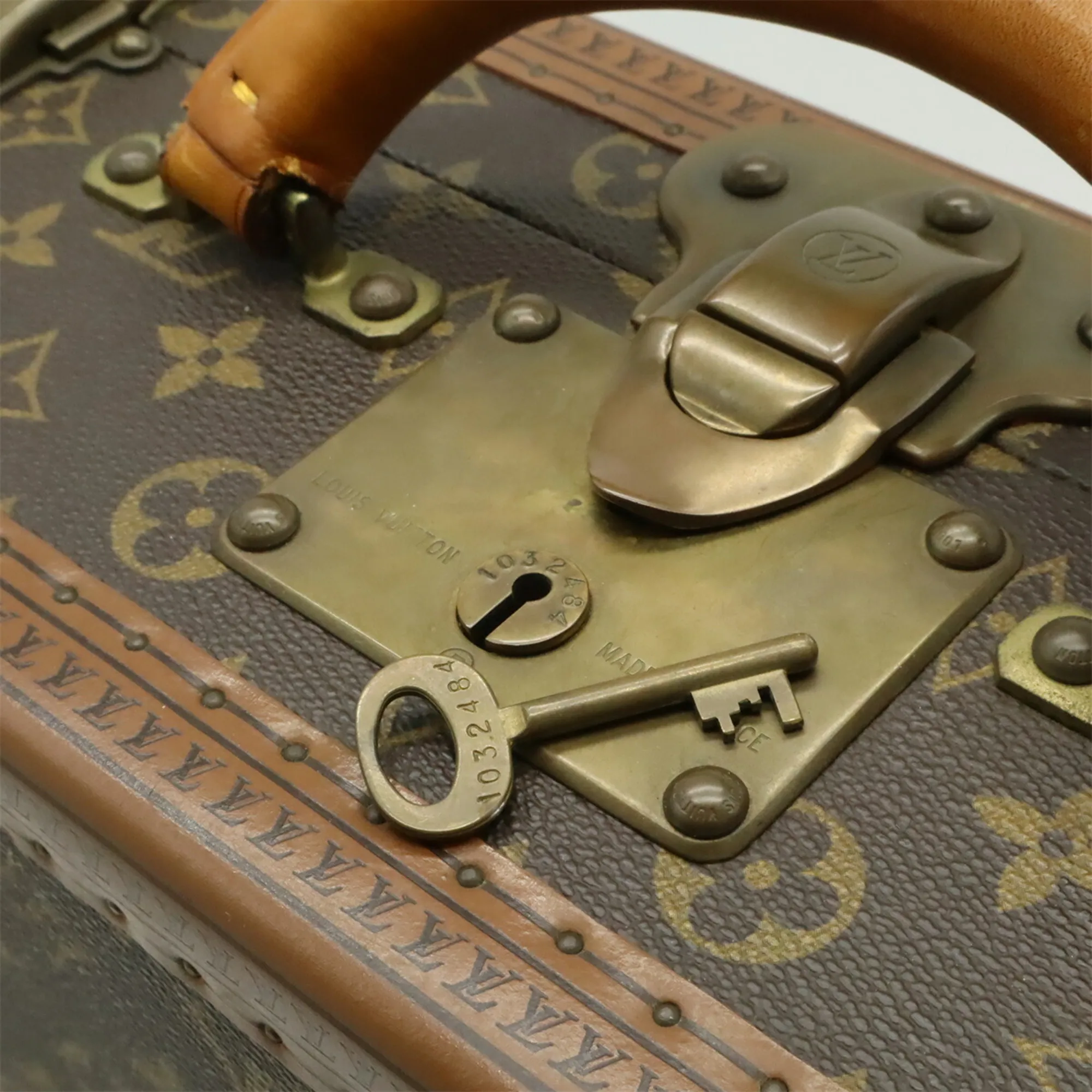 Monogram Canvas Pvc Coated Canvas Attaché Case Handbag (Pre-Owned) - Louis Vuitton - Modalova