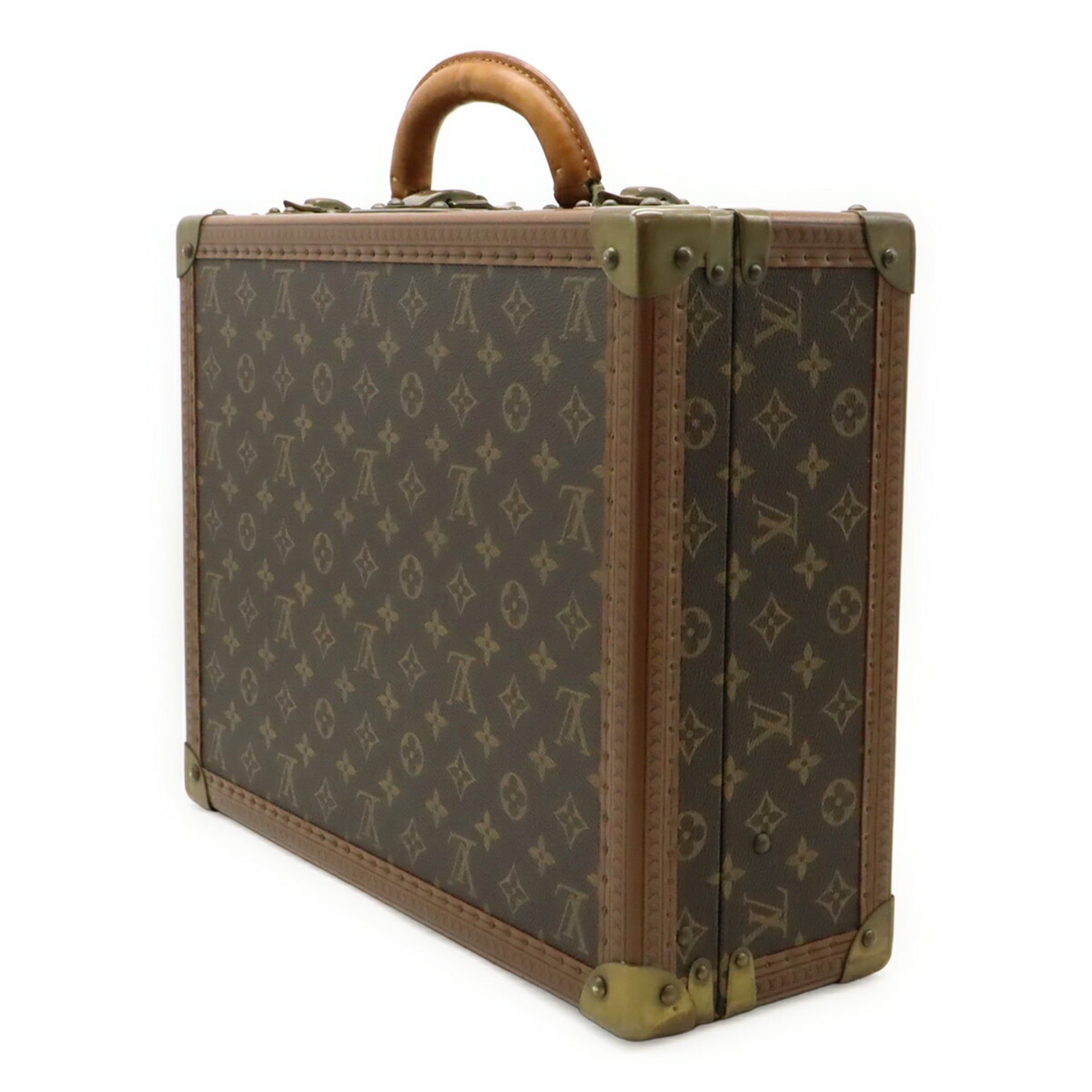 Monogram Canvas Pvc Coated Canvas Attaché Case Handbag (Pre-Owned) - Louis Vuitton - Modalova