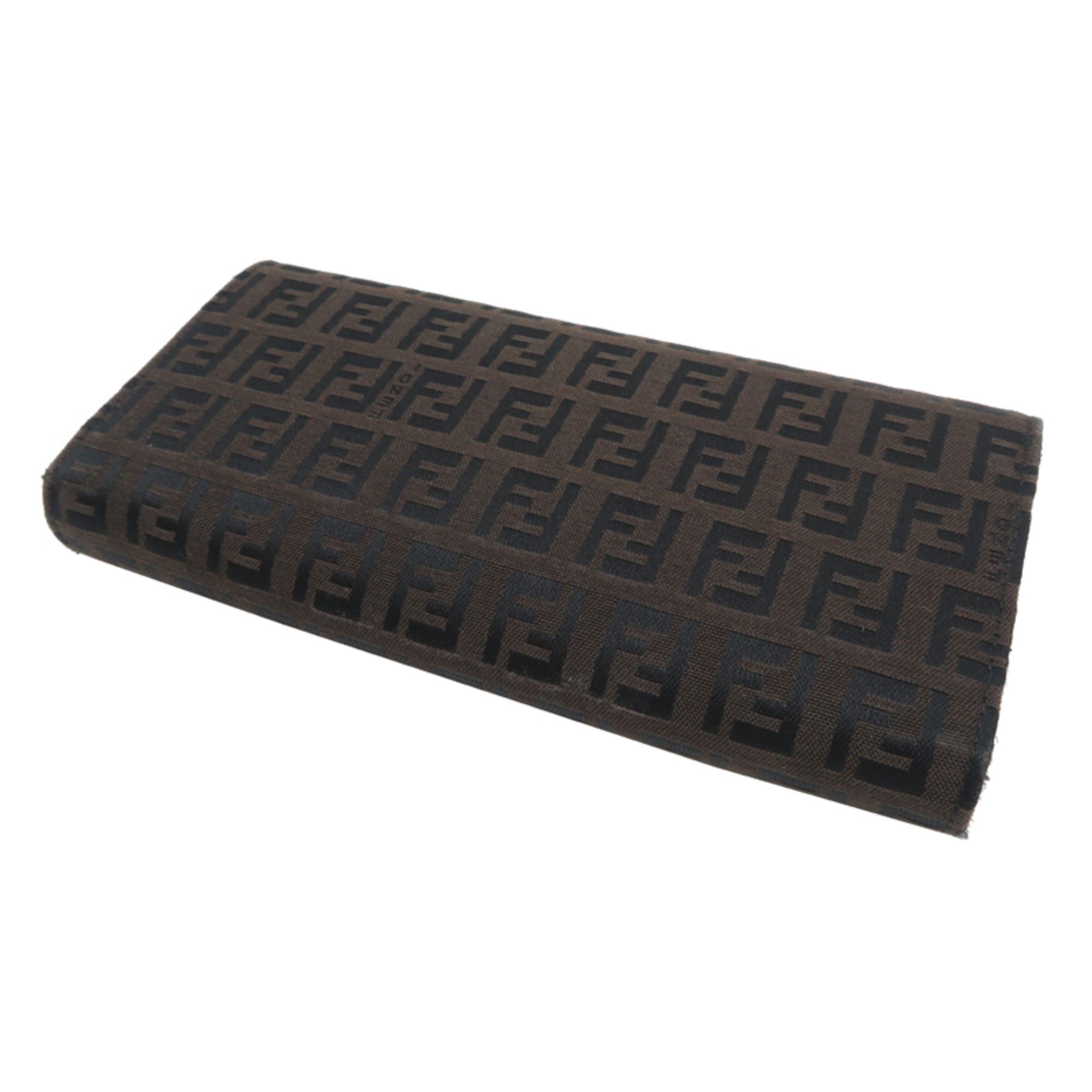 Canvas Leather Long Wallet (Bi-Fold) (Pre-Owned) - Fendi - Modalova