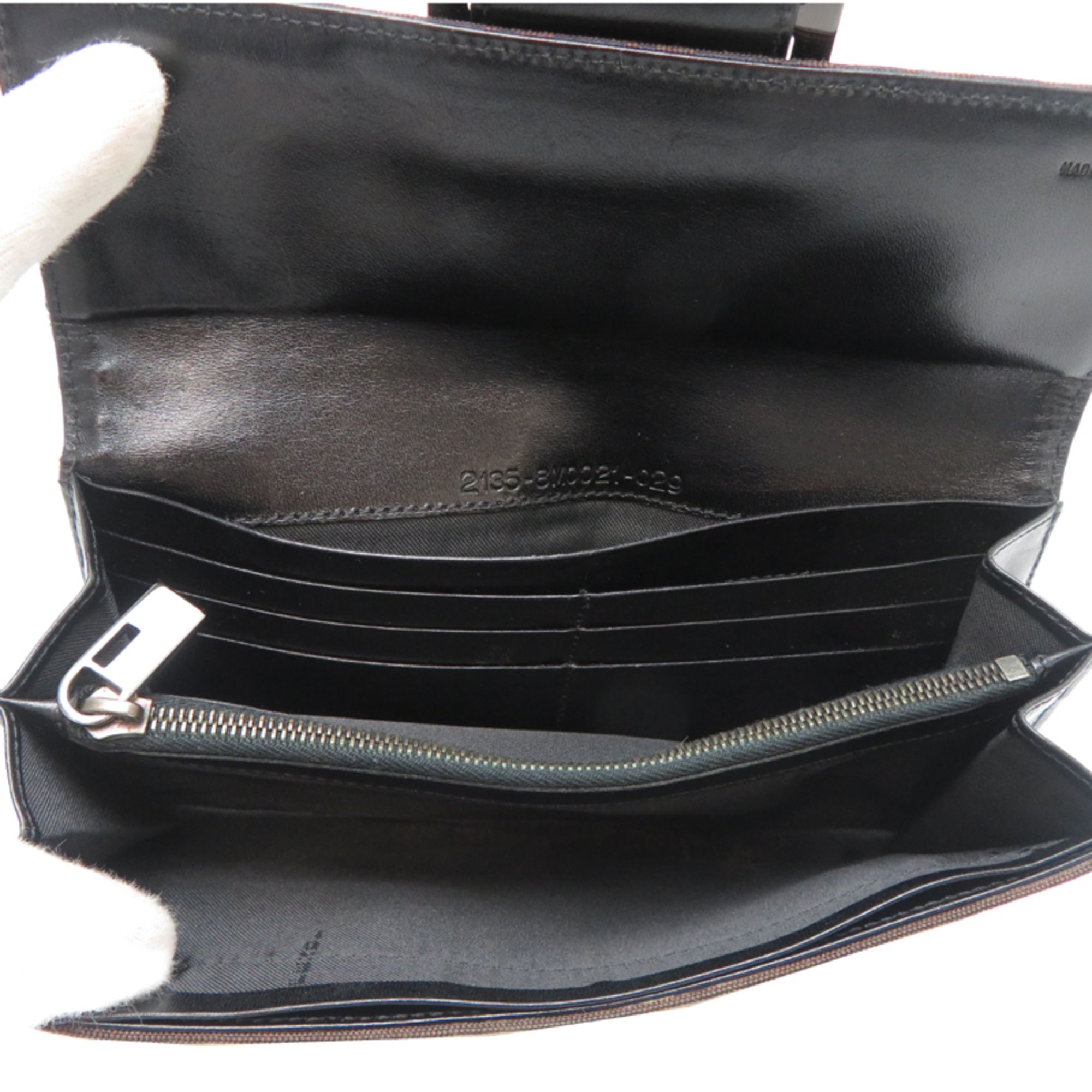 Canvas Leather Long Wallet (Bi-Fold) (Pre-Owned) - Fendi - Modalova