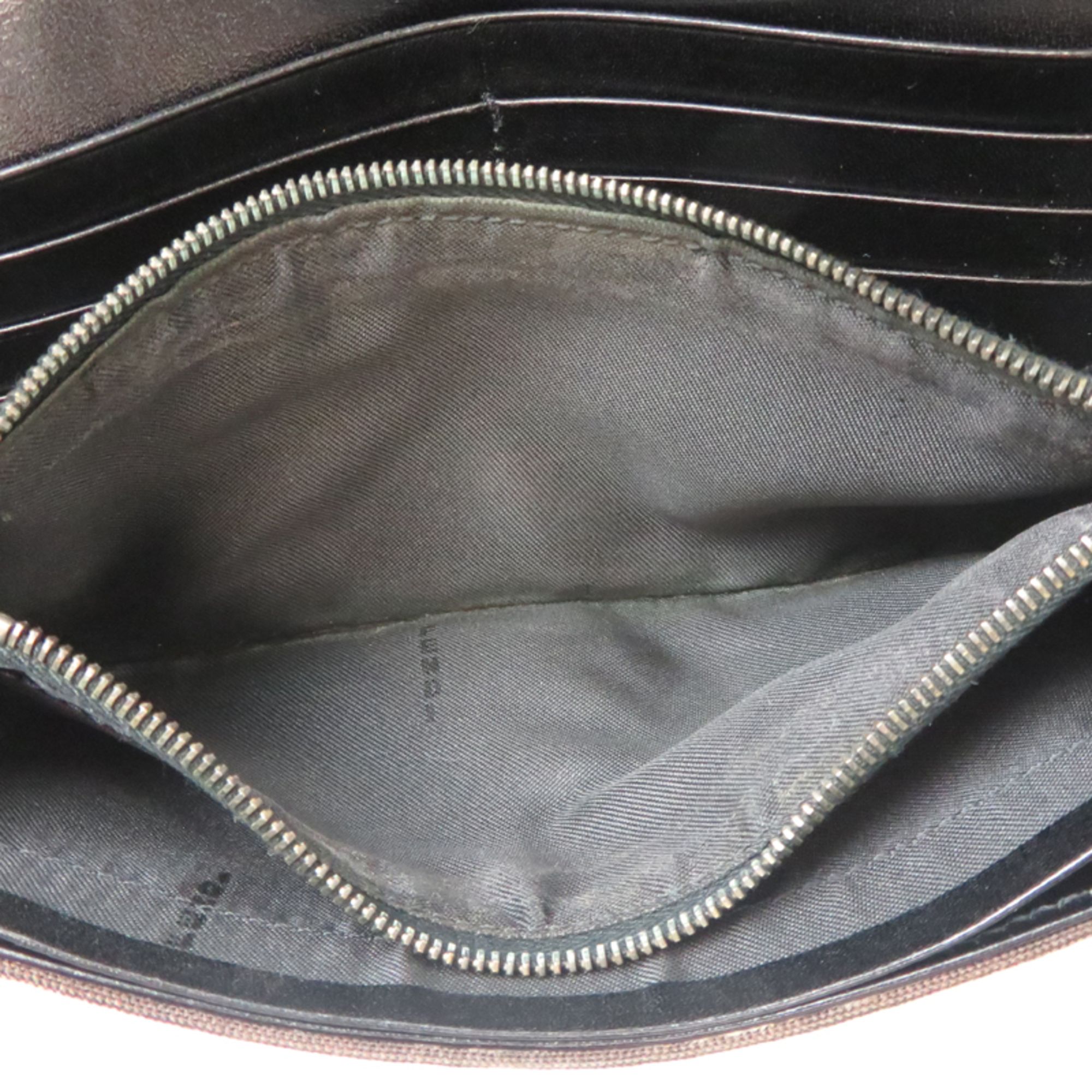 Canvas Leather Long Wallet (Bi-Fold) (Pre-Owned) - Fendi - Modalova