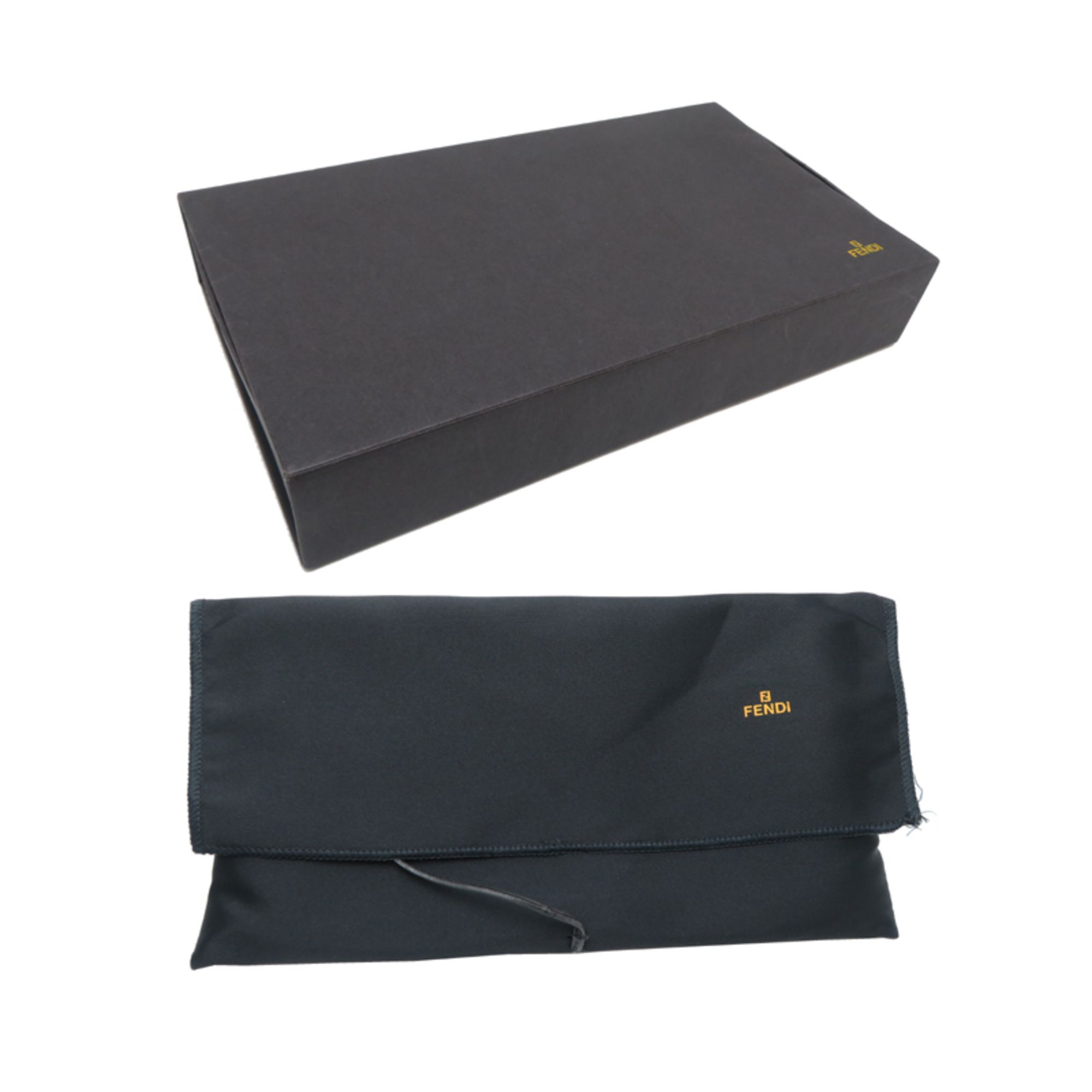 Canvas Leather Long Wallet (Bi-Fold) (Pre-Owned) - Fendi - Modalova