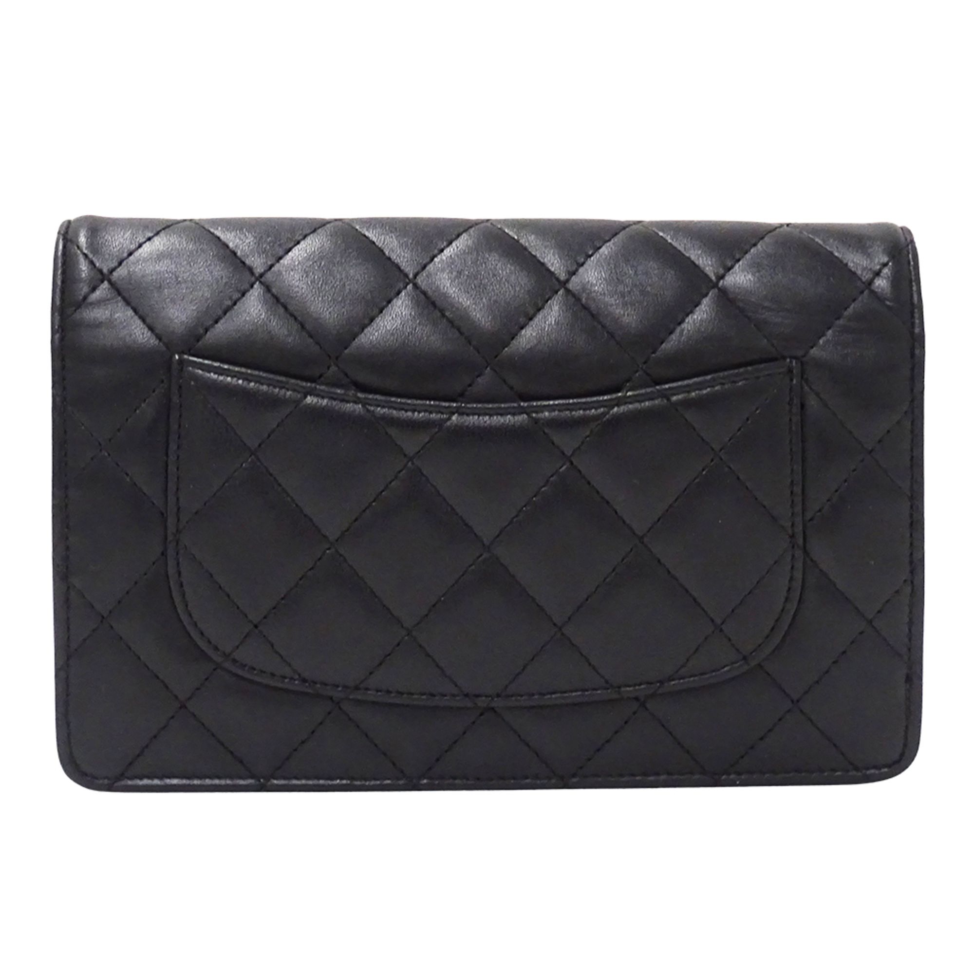 Leather Long Wallet (Bi-Fold) (Pre-Owned) - Chanel - Modalova