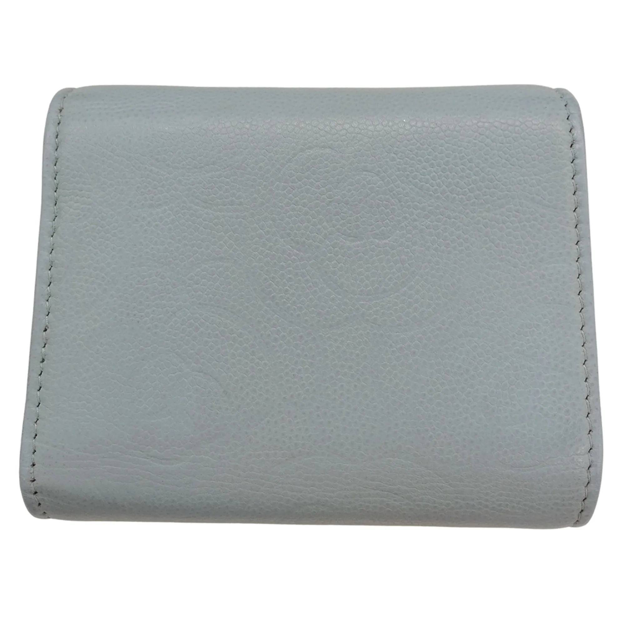 Grained Calfskin Wallet (Tri-Fold) (Pre-Owned) - Chanel - Modalova
