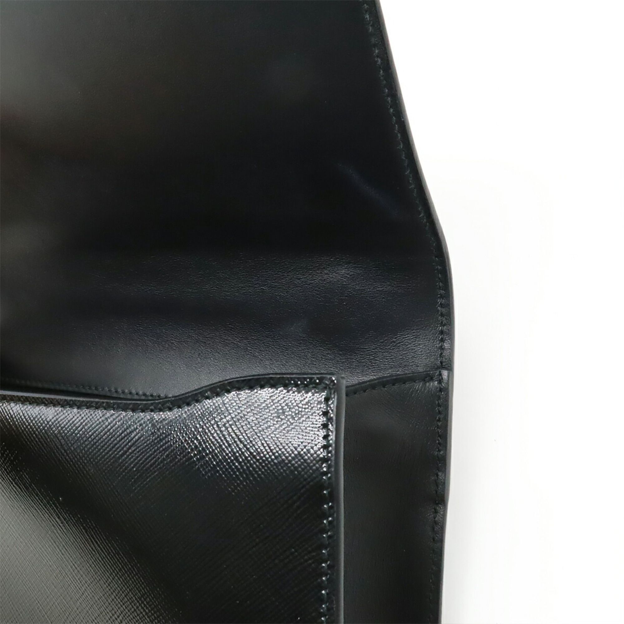 Leather Clutch Bag Shoulder Bag (Pre-Owned) - Prada - Modalova