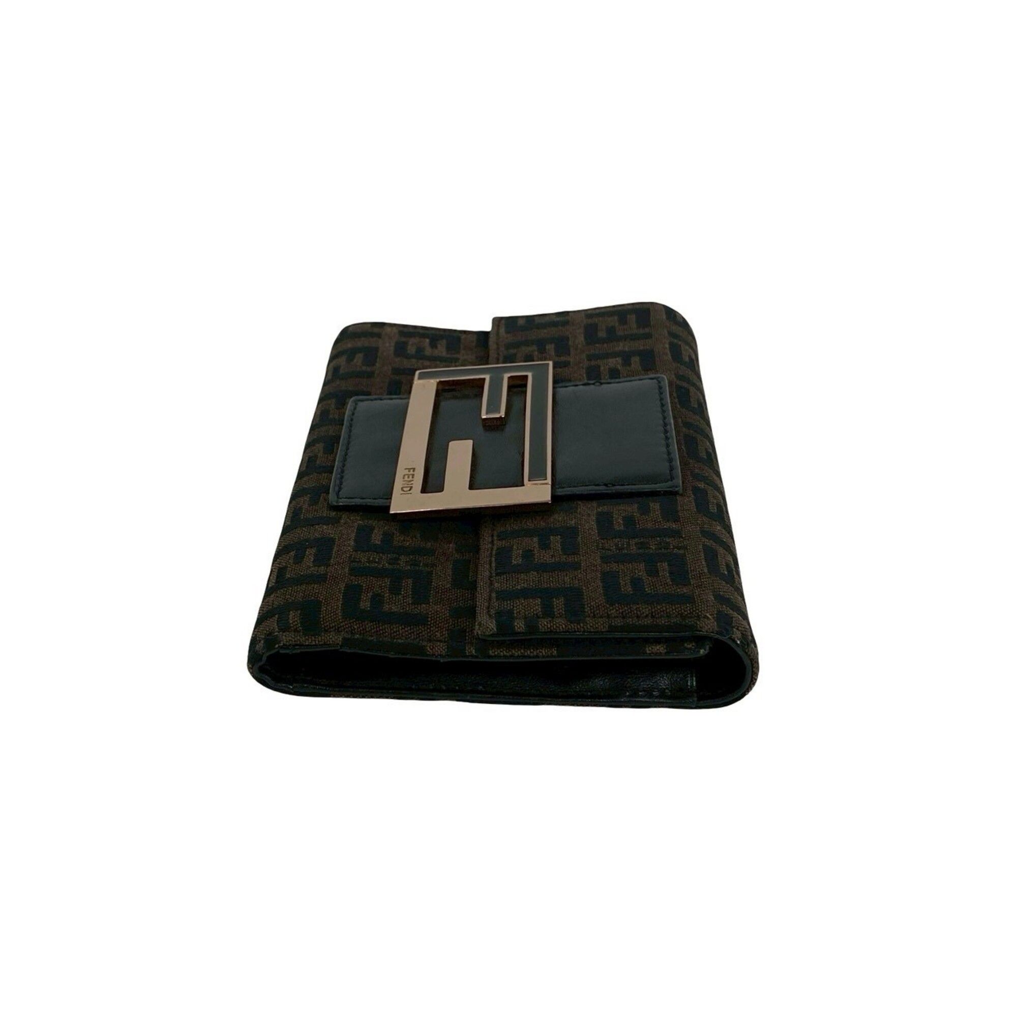 Canvas Leather Wallet (Tri-Fold) (Pre-Owned) - Fendi - Modalova