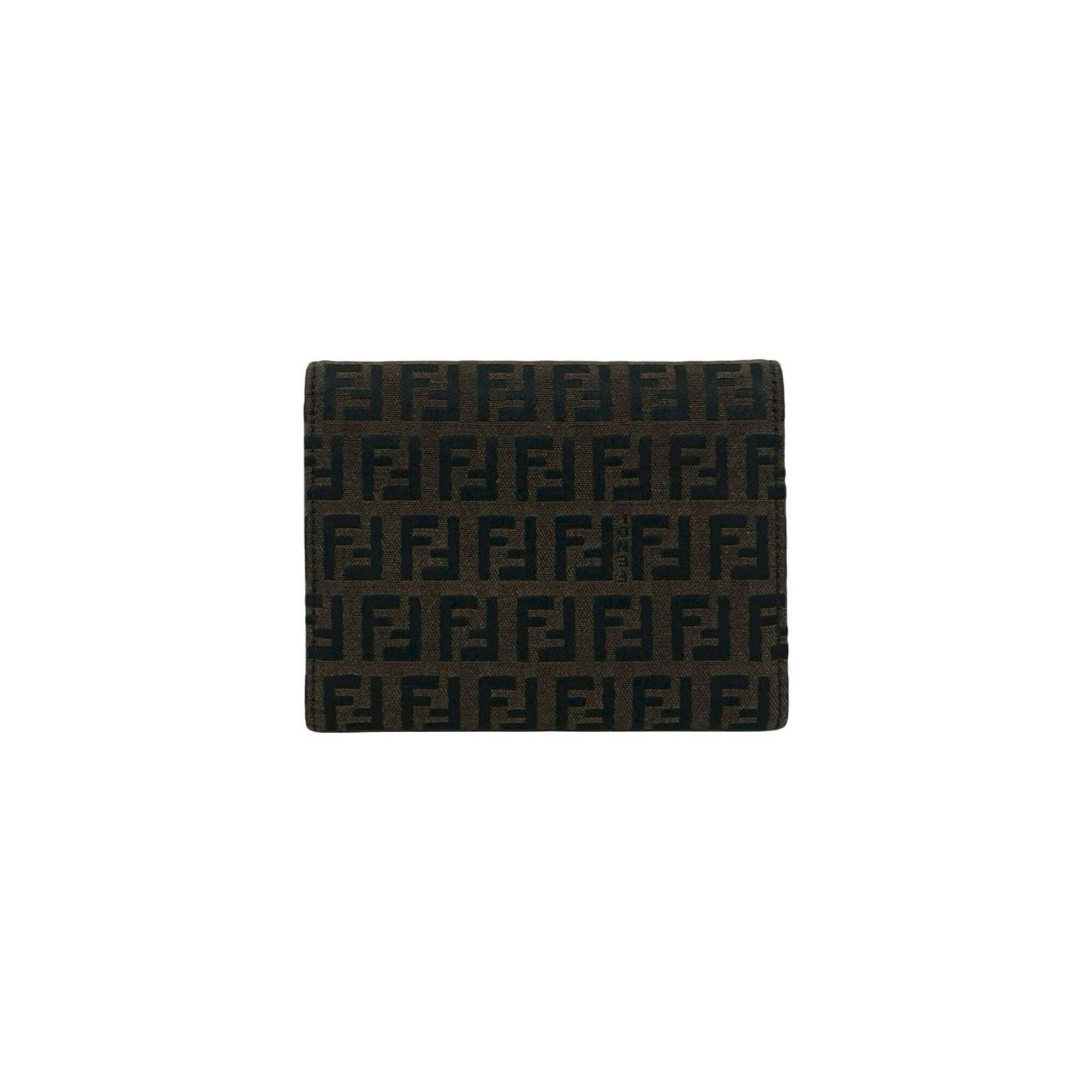 Canvas Leather Wallet (Tri-Fold) (Pre-Owned) - Fendi - Modalova