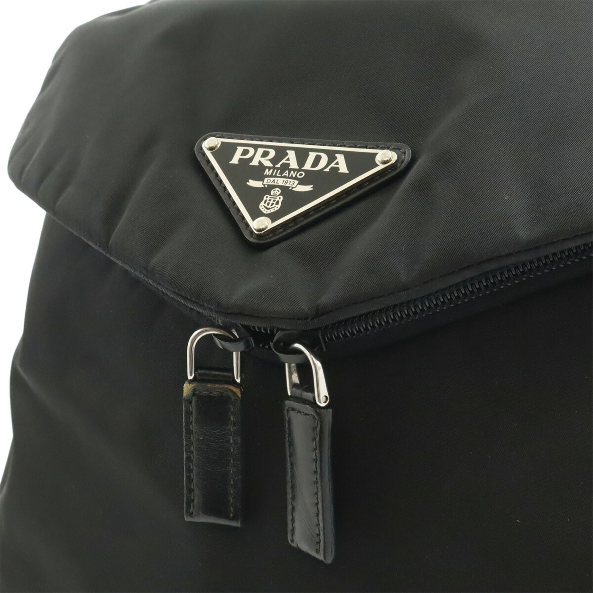 Nylon Leather Backpack (Pre-Owned) - Prada - Modalova