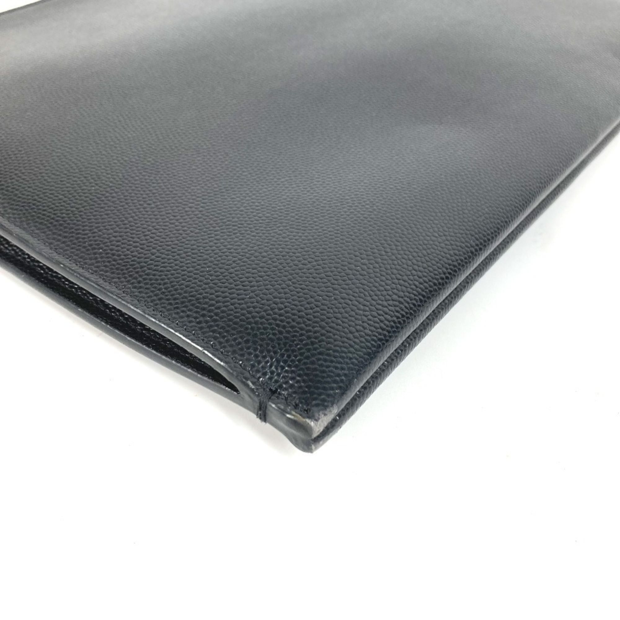 Leather Clutch Bag Pouch (Pre-Owned) - Saint Laurent - Modalova