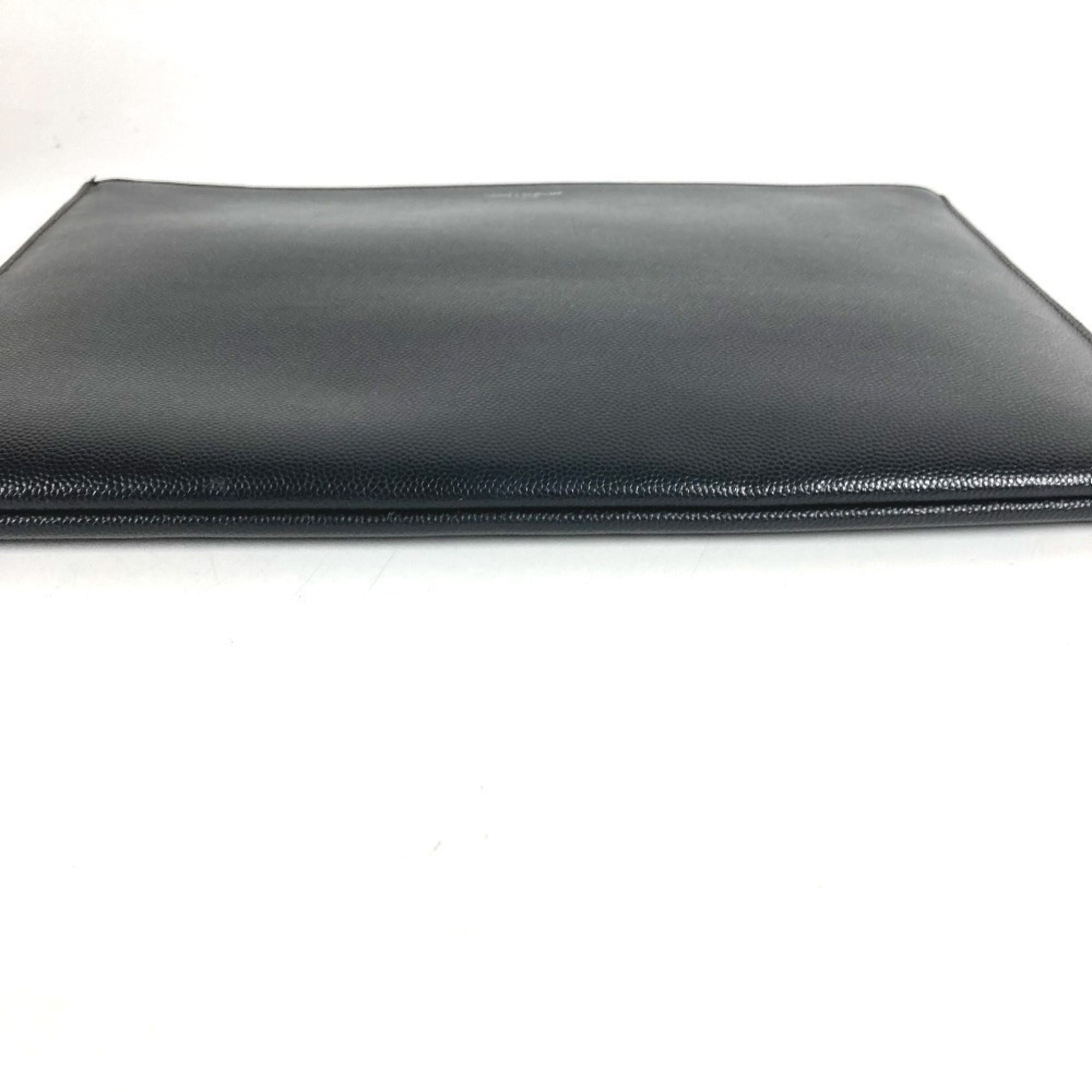 Leather Clutch Bag Pouch (Pre-Owned) - Saint Laurent - Modalova
