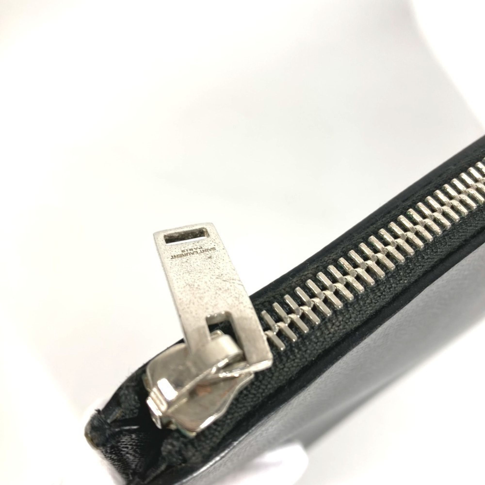 Leather Clutch Bag Pouch (Pre-Owned) - Saint Laurent - Modalova