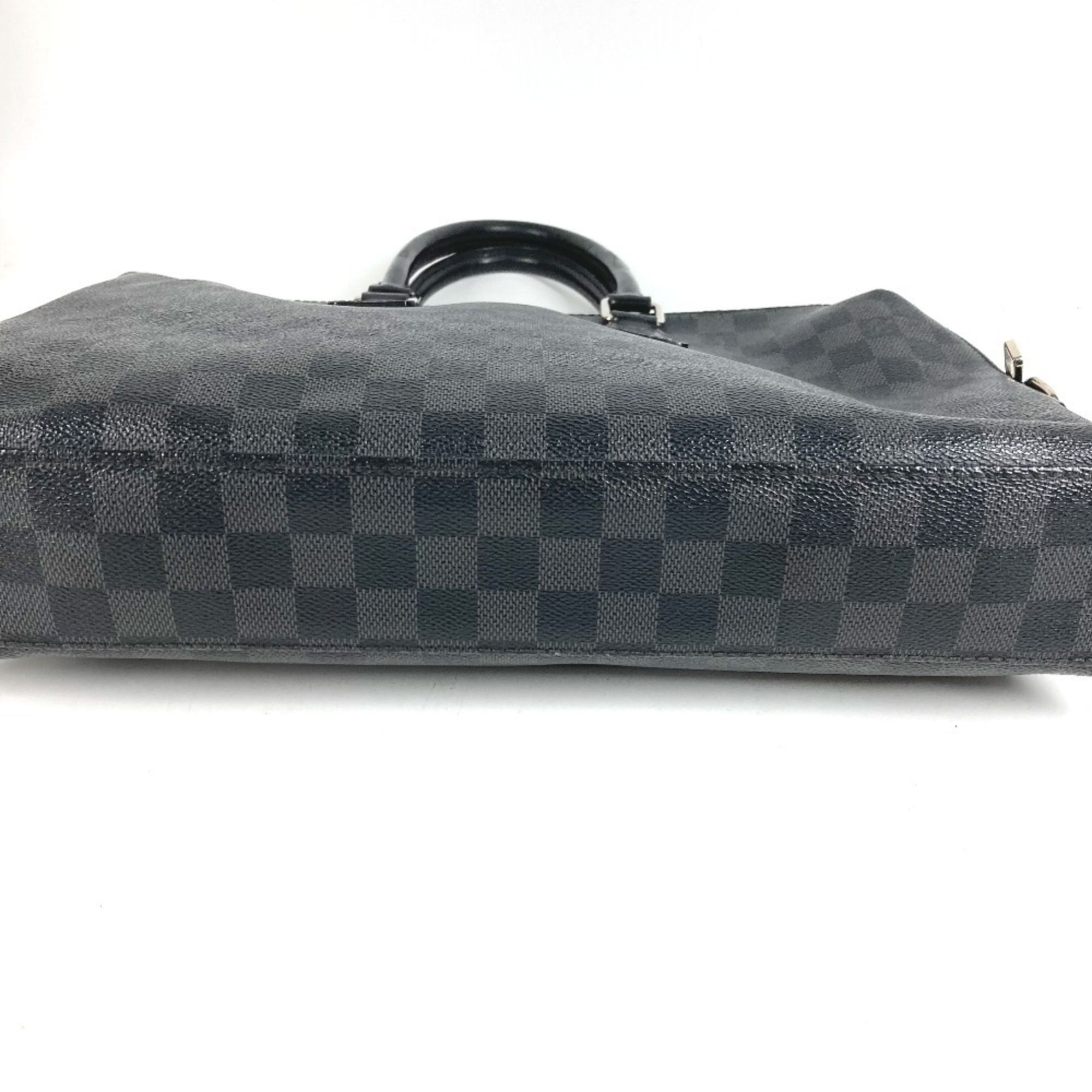 Damier Graphite Canvas Briefcase Handbag (Pre-Owned) - Louis Vuitton - Modalova
