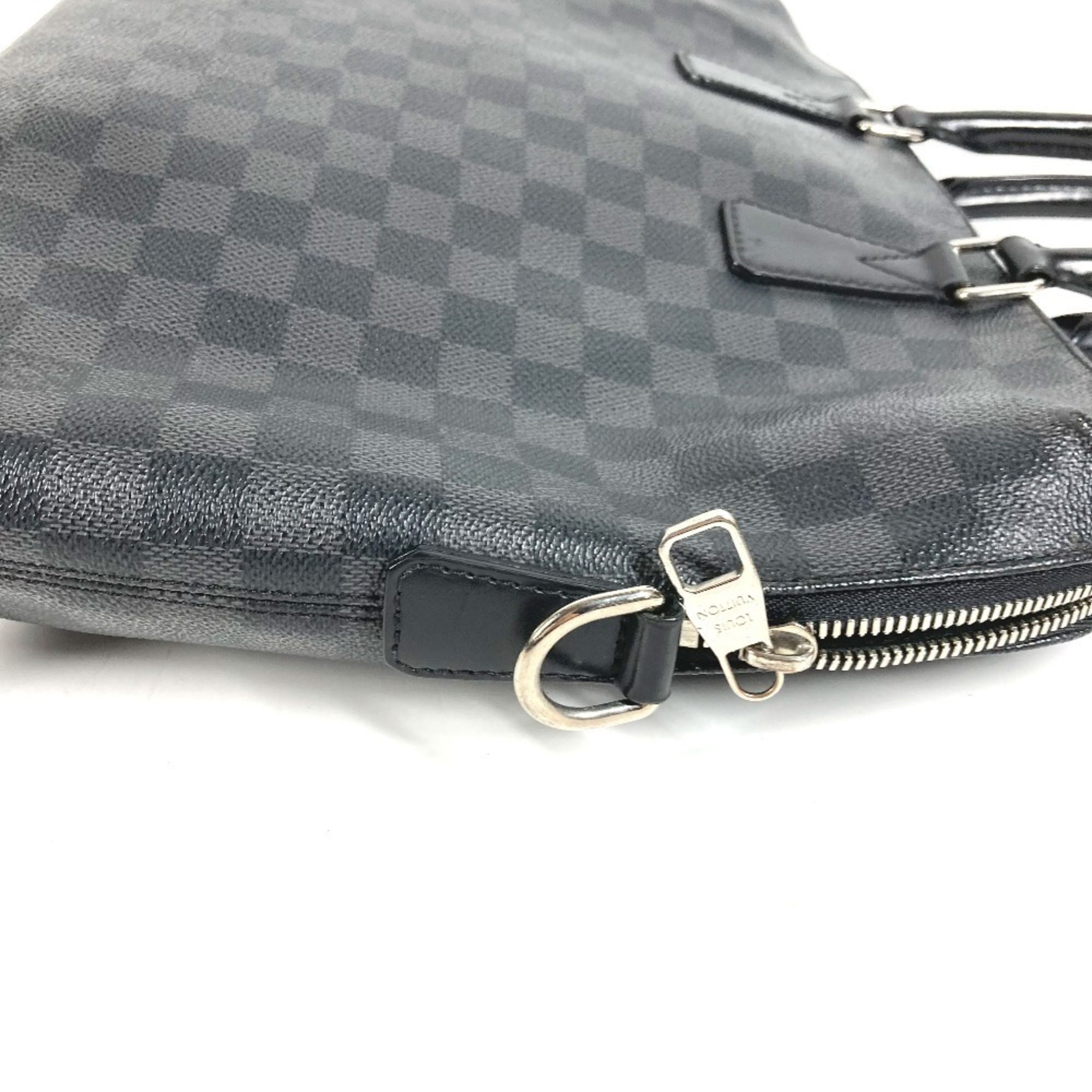 Damier Graphite Canvas Briefcase Handbag (Pre-Owned) - Louis Vuitton - Modalova