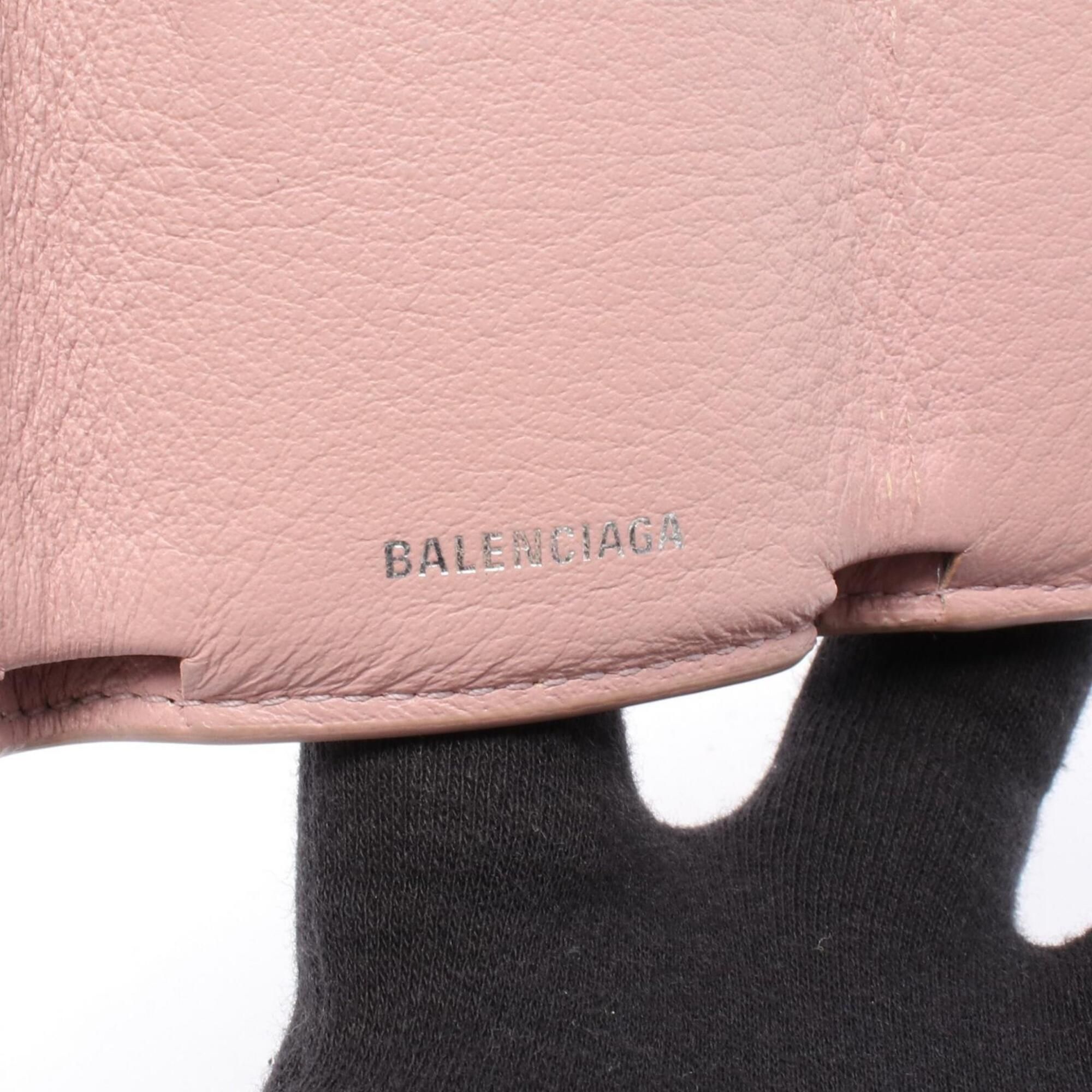 Leather Wallet (Tri-Fold) (Pre-Owned) - Balenciaga - Modalova