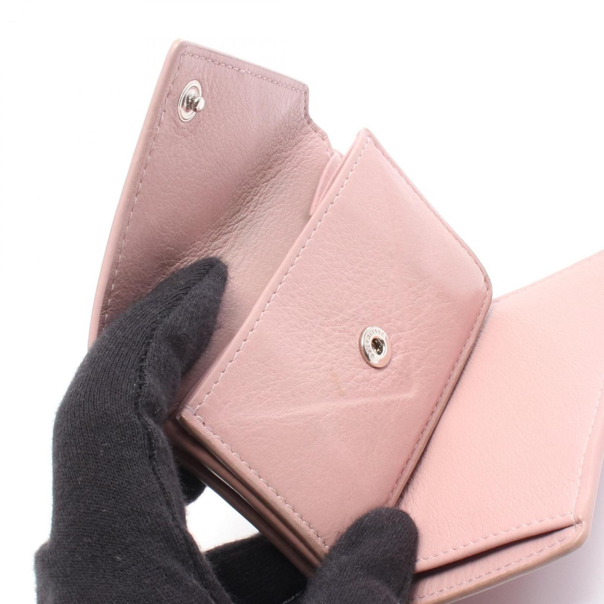 Leather Wallet (Tri-Fold) (Pre-Owned) - Balenciaga - Modalova