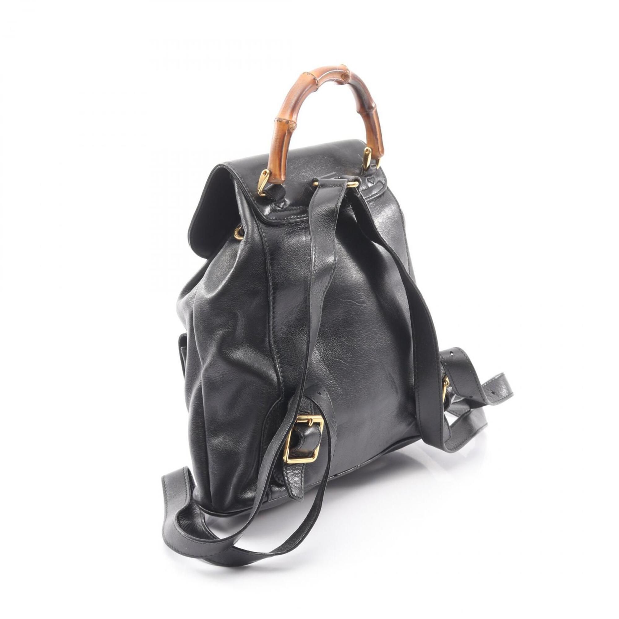 Leather Backpack (Pre-Owned) - Gucci - Modalova