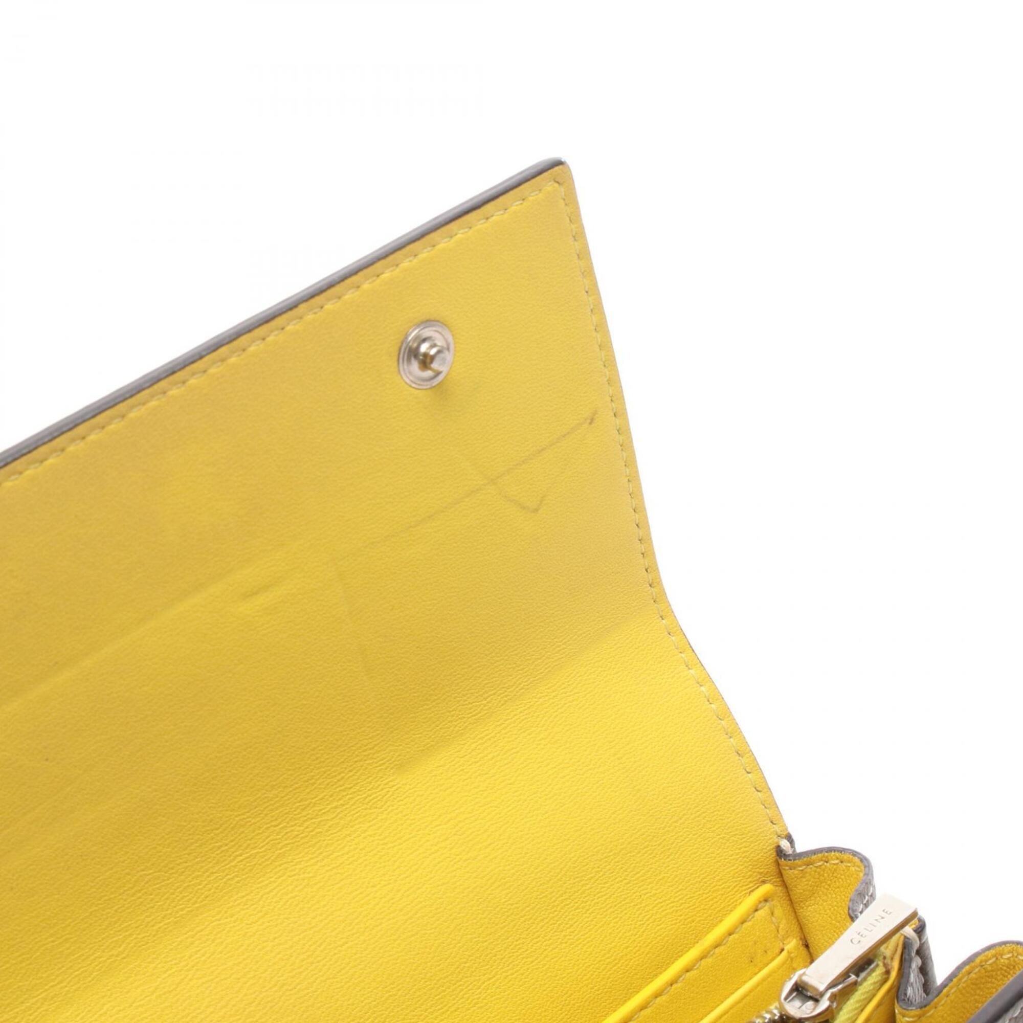 Leather Long Wallet (Bi-Fold) (Pre-Owned) - Celine - Modalova