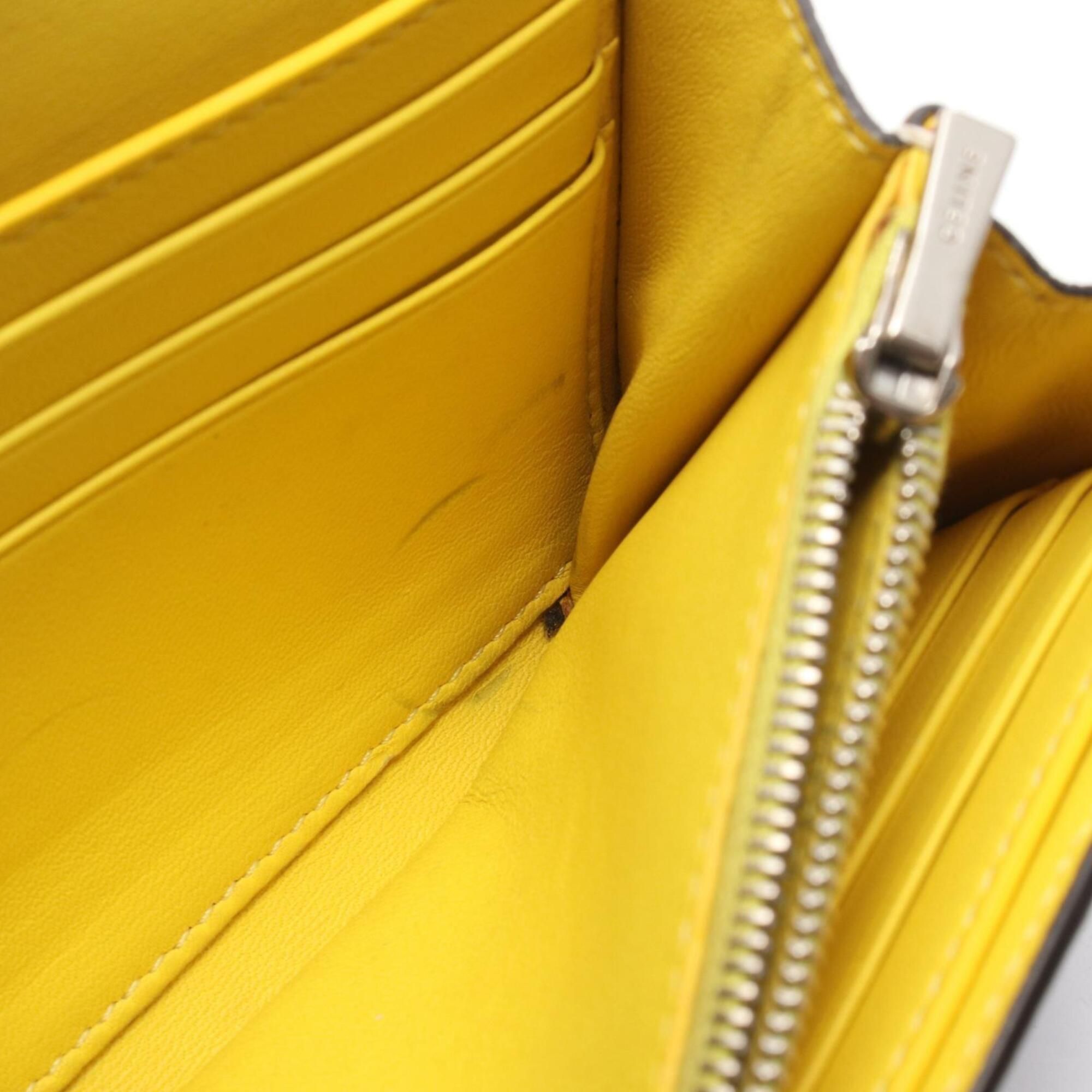 Leather Long Wallet (Bi-Fold) (Pre-Owned) - Celine - Modalova