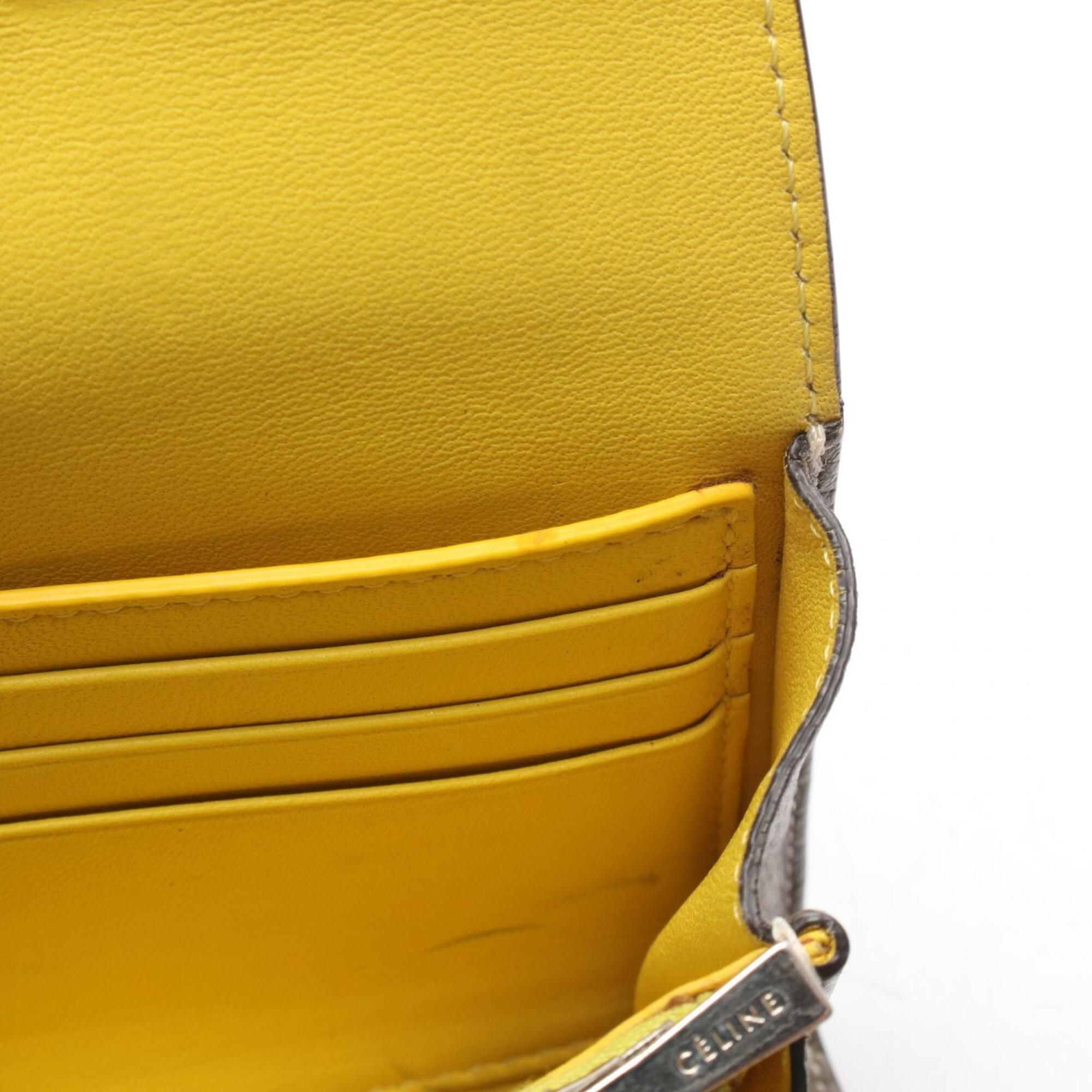 Leather Long Wallet (Bi-Fold) (Pre-Owned) - Celine - Modalova