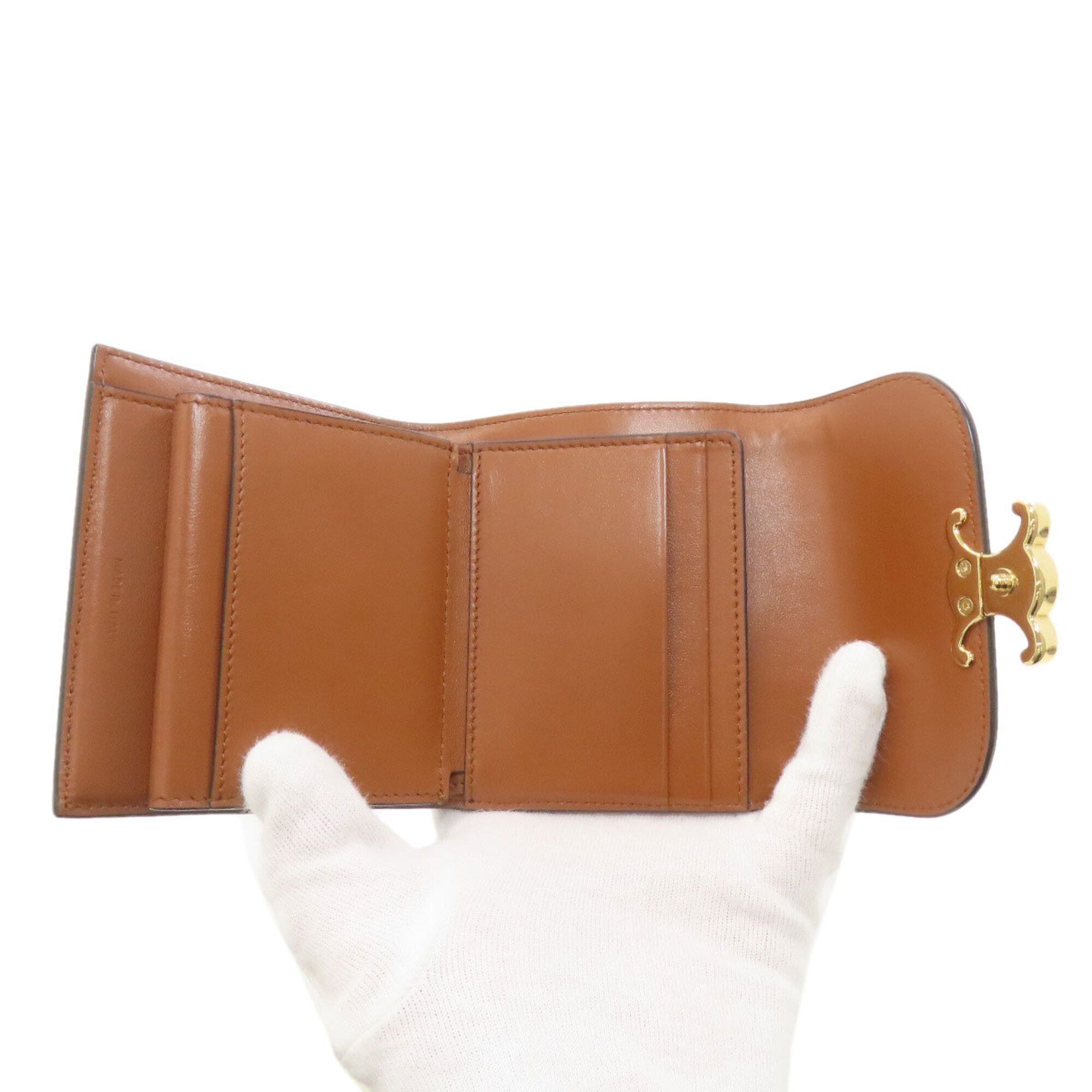 Canvas Leather Wallet (Tri-Fold) (Pre-Owned) - Celine - Modalova
