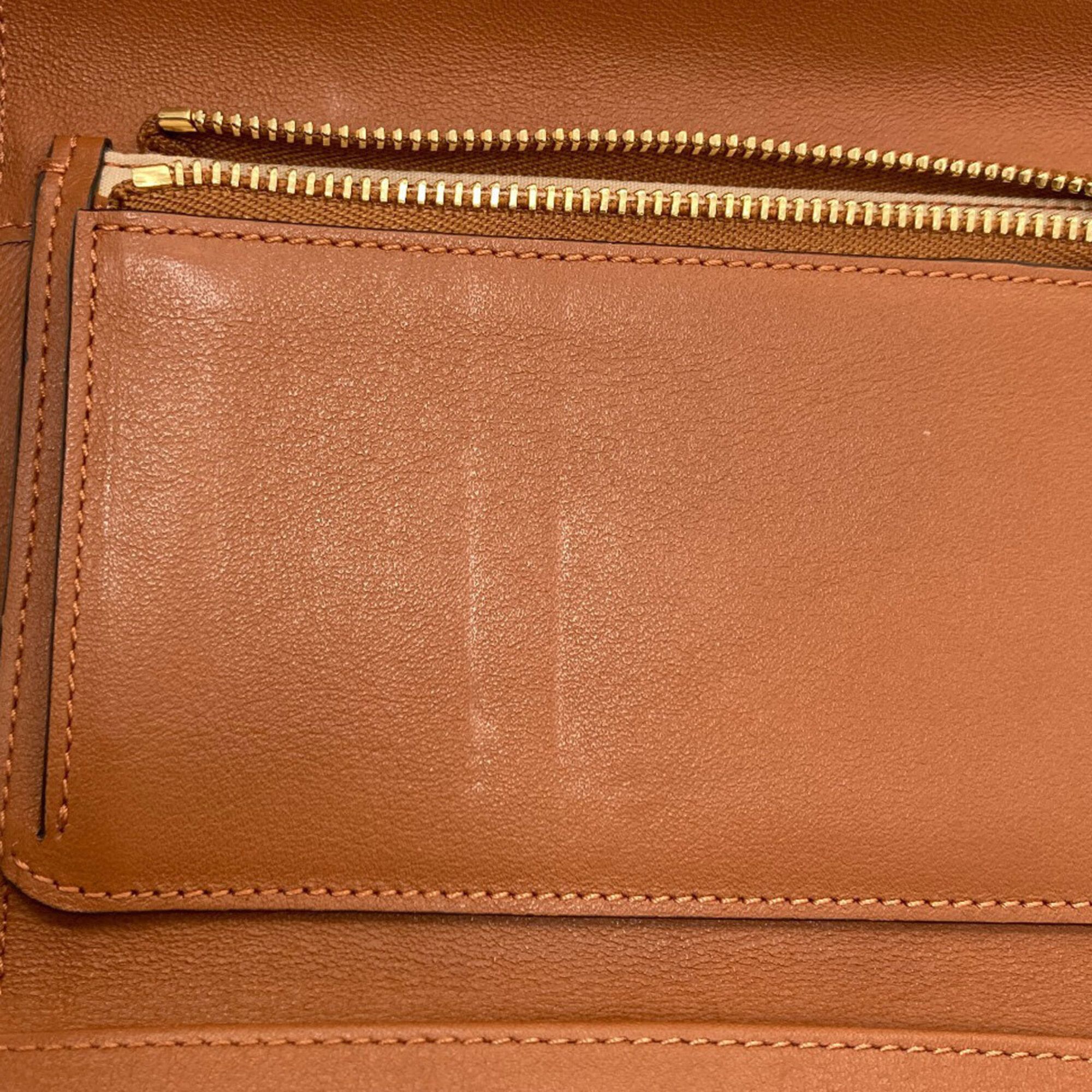 Leather Long Wallet (Bi-Fold) (Pre-Owned) - Chloé - Modalova