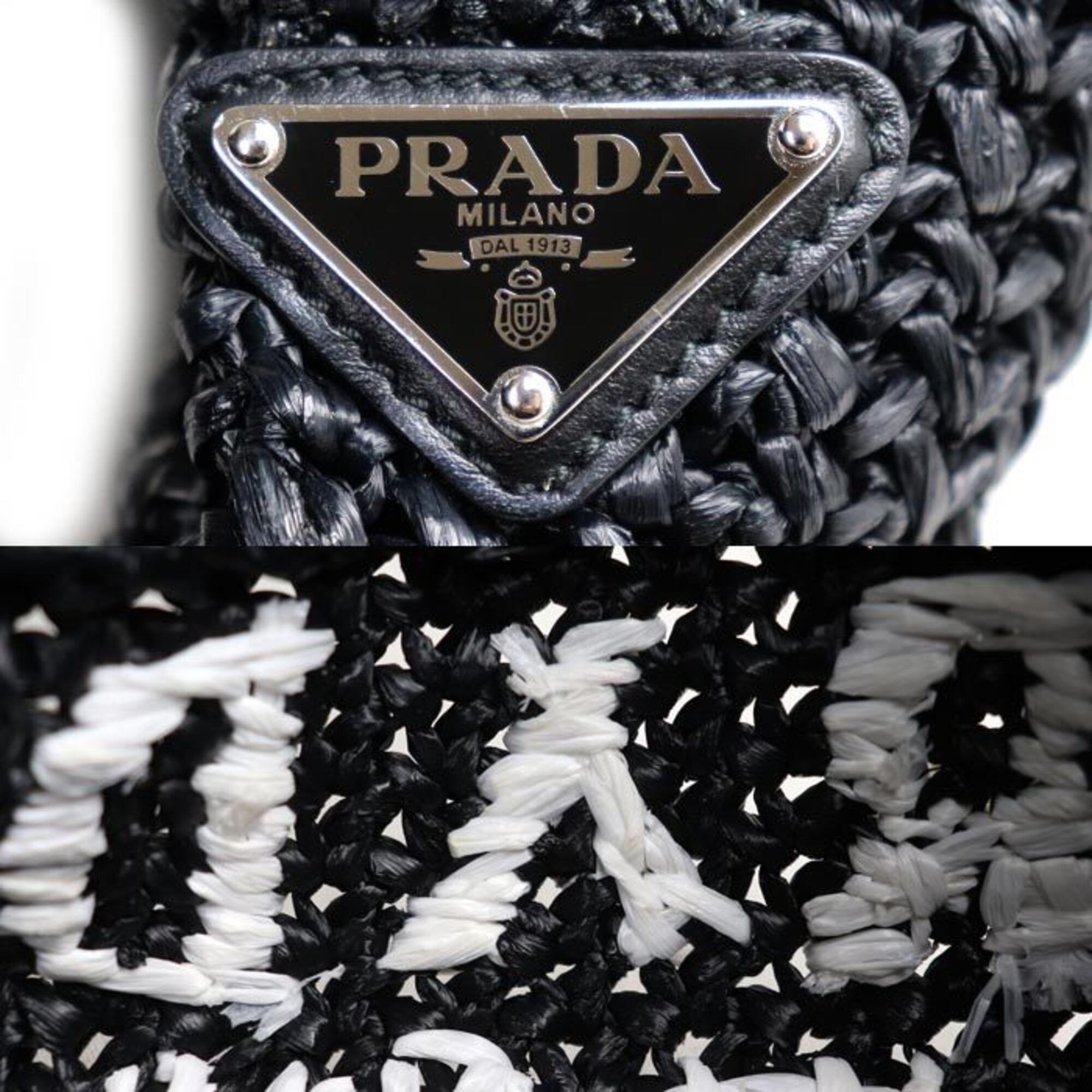 Raffia Tote Bag (Pre-Owned) - Prada - Modalova