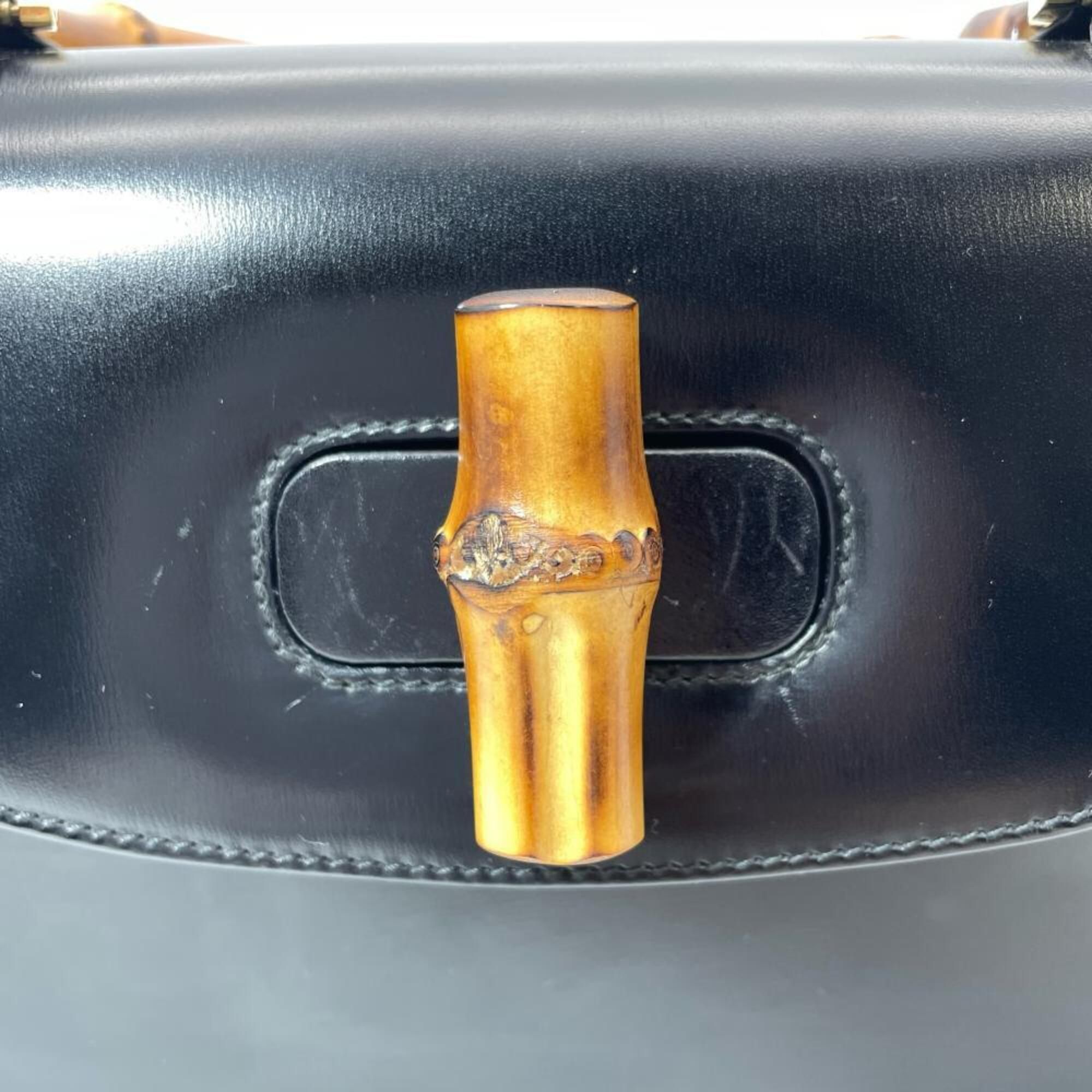 Leather Handbag (Pre-Owned) - Gucci - Modalova