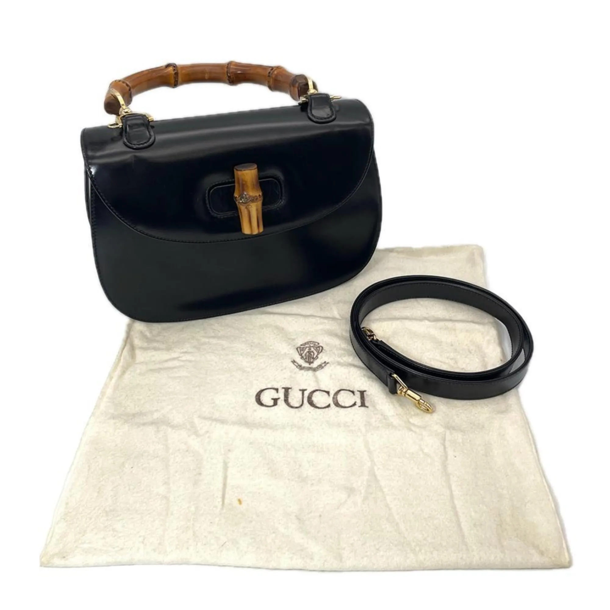Leather Handbag (Pre-Owned) - Gucci - Modalova