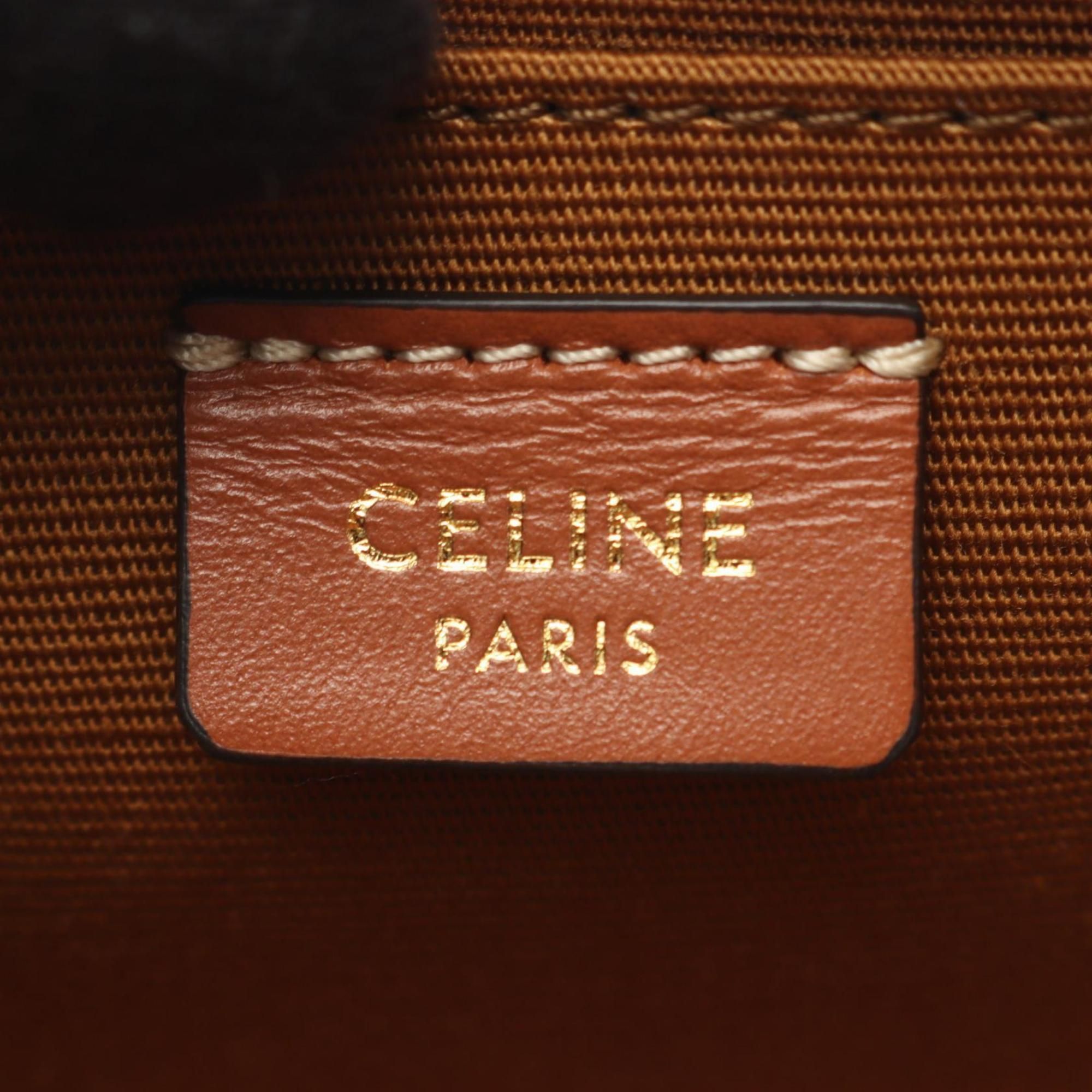 Coated Canvas Leather Shoulder Bag (Pre-Owned) - Celine - Modalova
