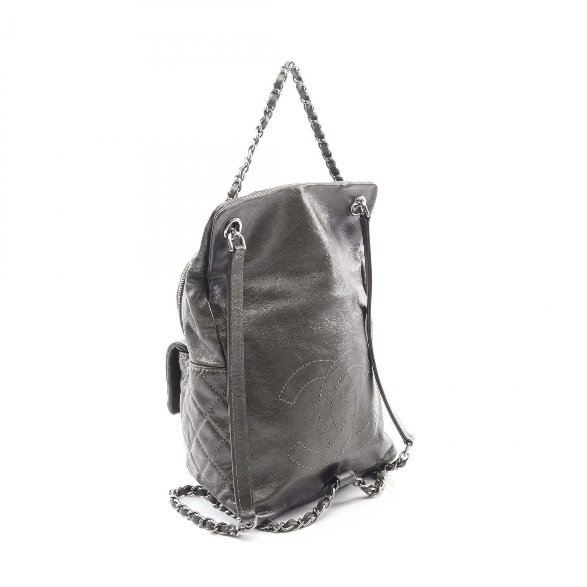 Leather Backpack (Pre-Owned) - Chanel - Modalova