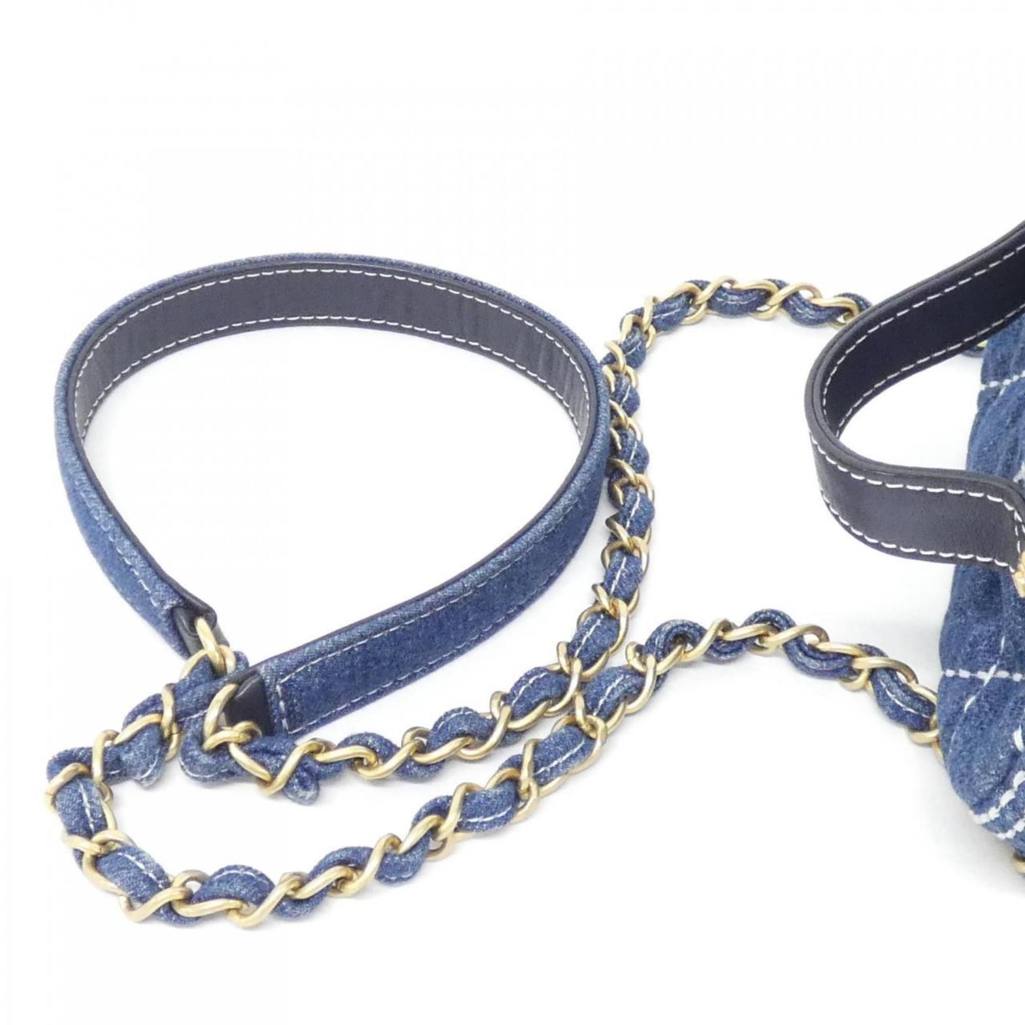 Denim Leather Handbag (Pre-Owned) - Chanel - Modalova