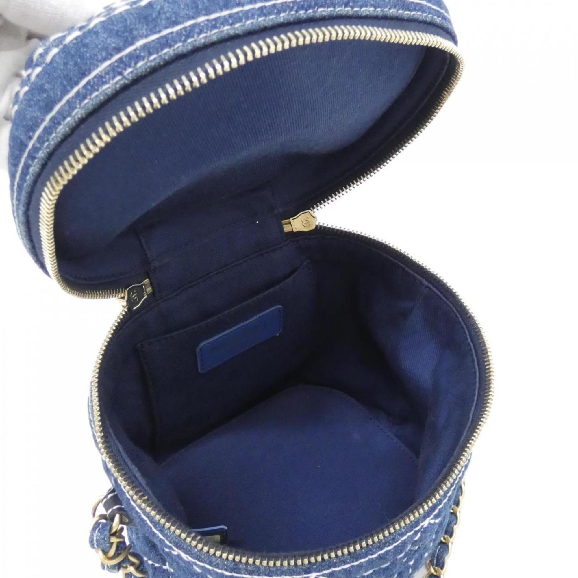 Denim Leather Handbag (Pre-Owned) - Chanel - Modalova