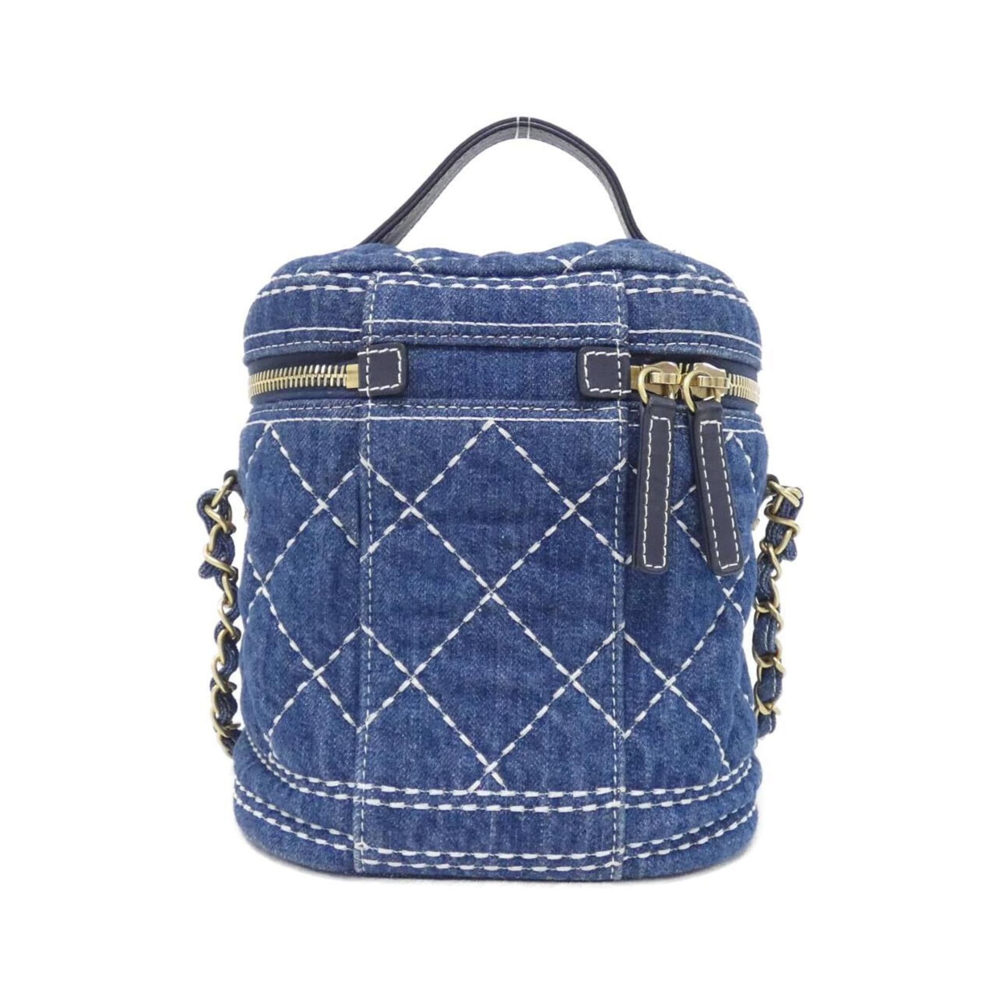 Denim Leather Handbag (Pre-Owned) - Chanel - Modalova
