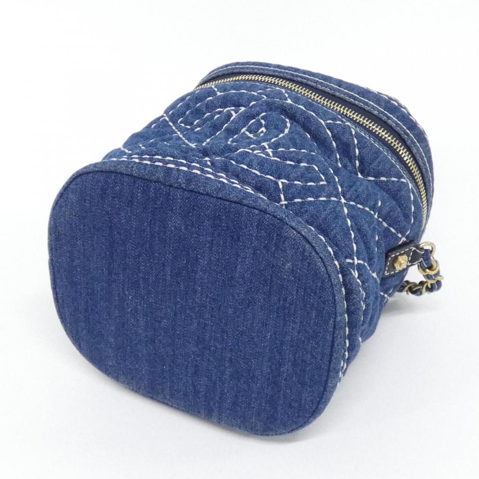 Denim Leather Handbag (Pre-Owned) - Chanel - Modalova