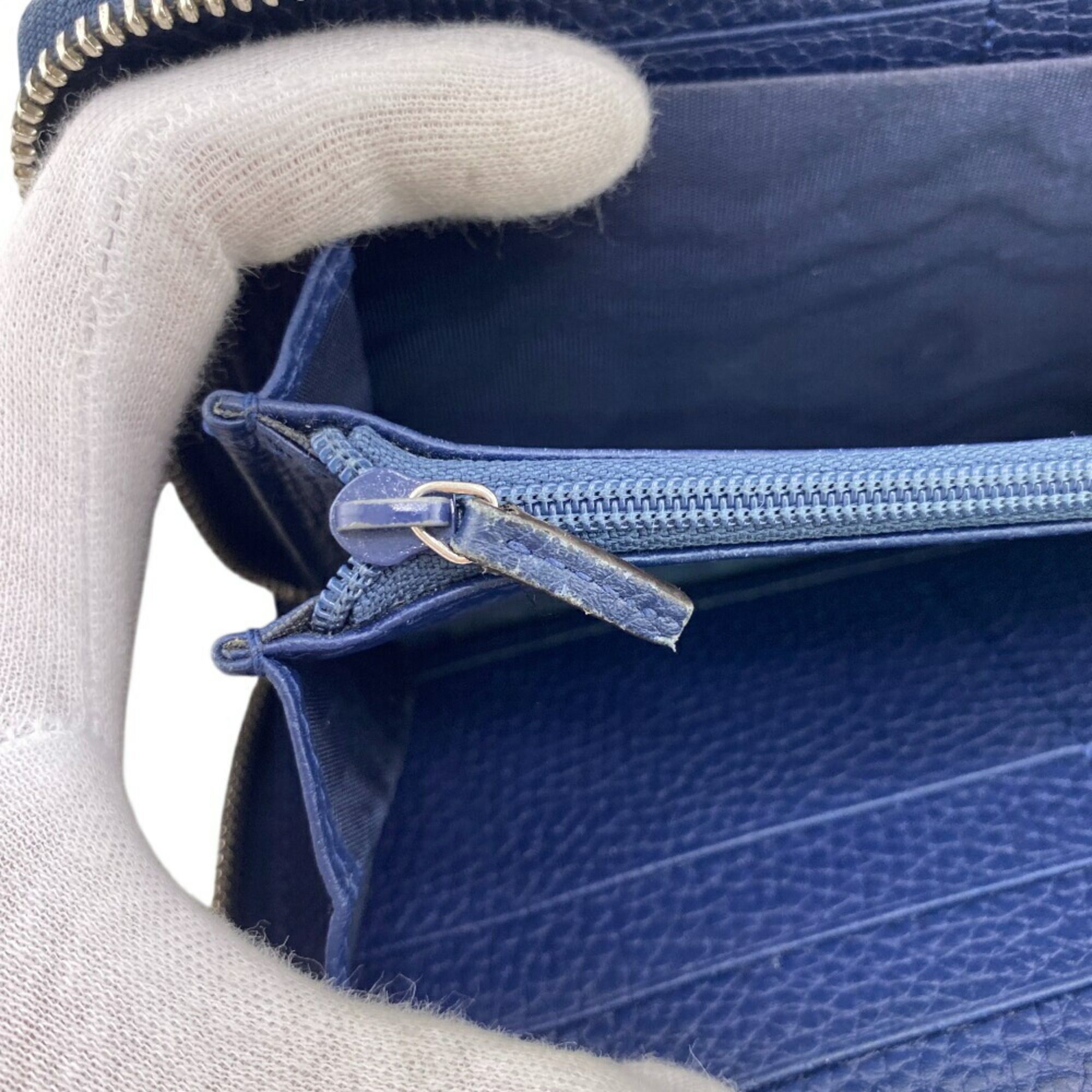 Leather Long Wallet (Bi-Fold) (Pre-Owned) - Gucci - Modalova