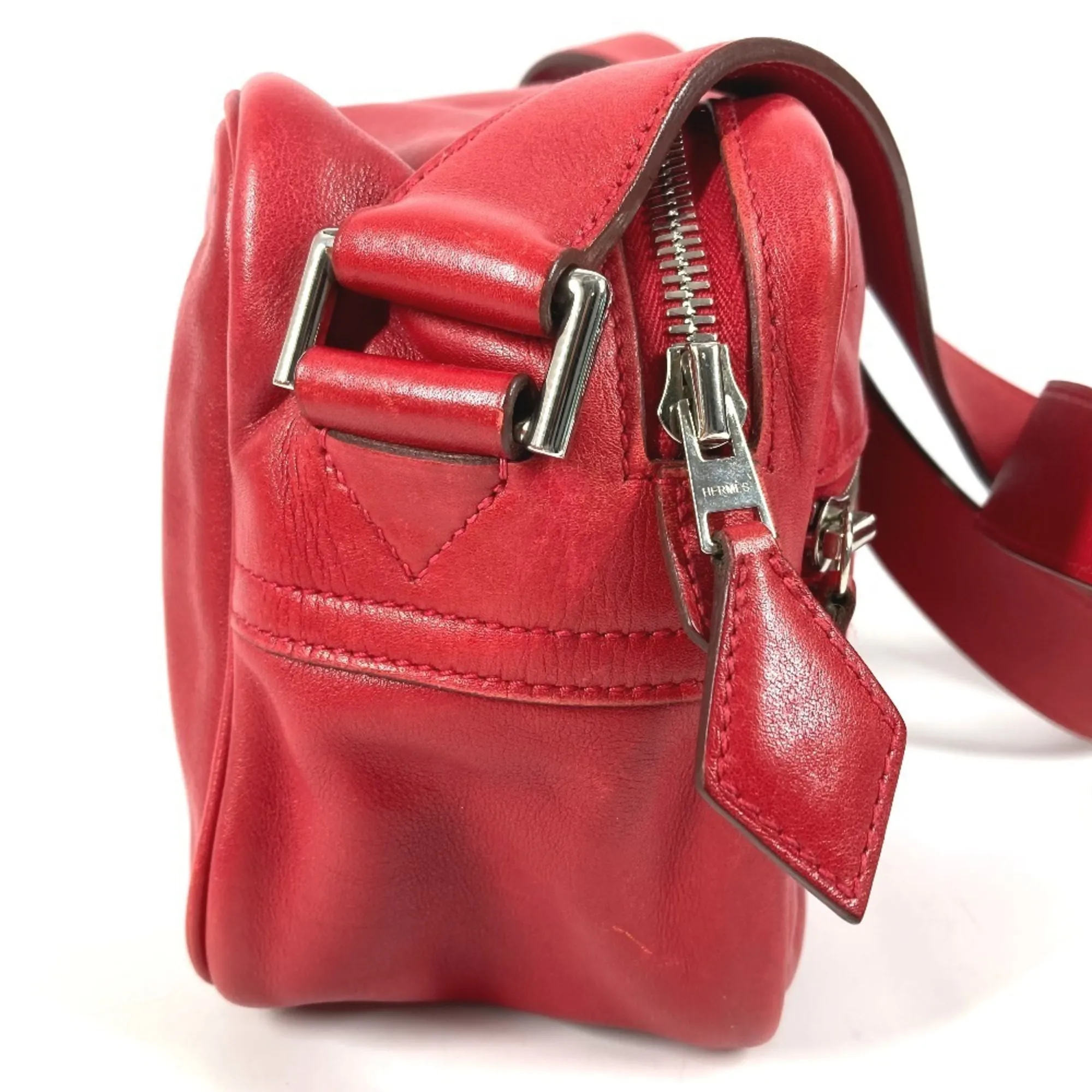 Leather Pochette Shoulder Bag (Pre-Owned) - Hermes - Modalova