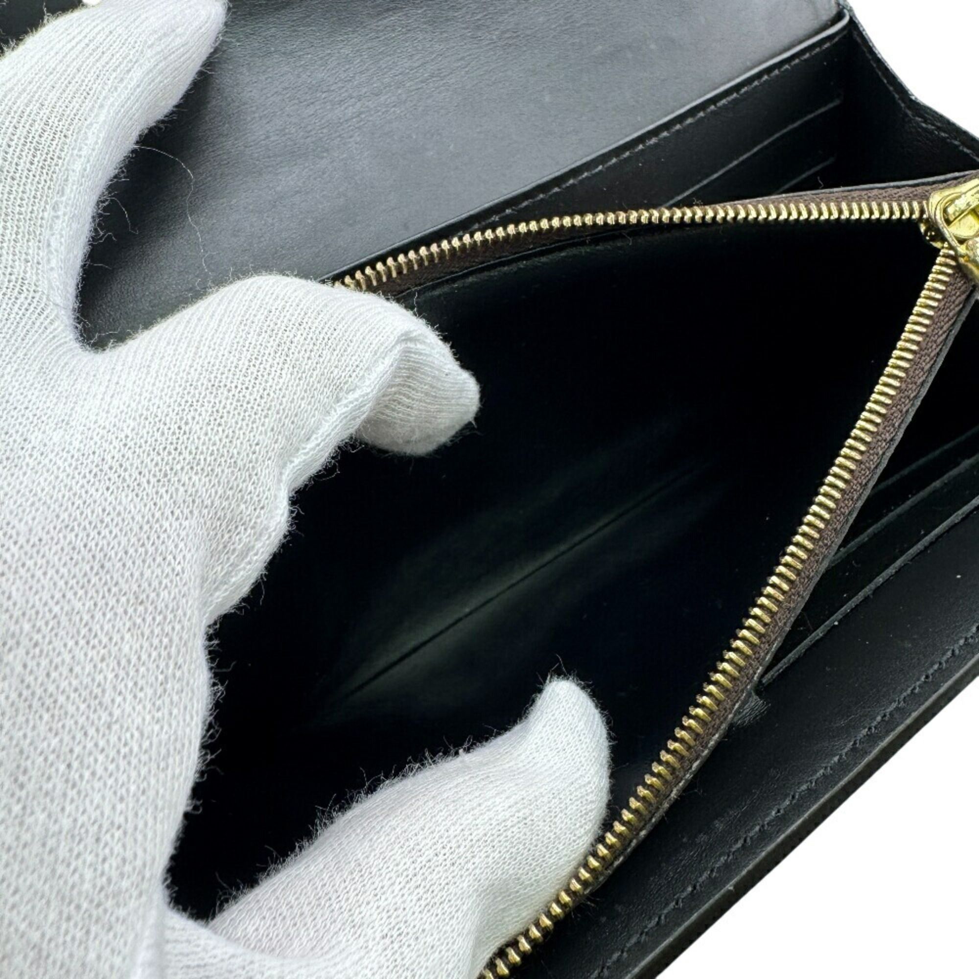 Monogram Reverse Leather Long Wallet (Bi-Fold) (Pre-Owned) - Louis Vuitton - Modalova