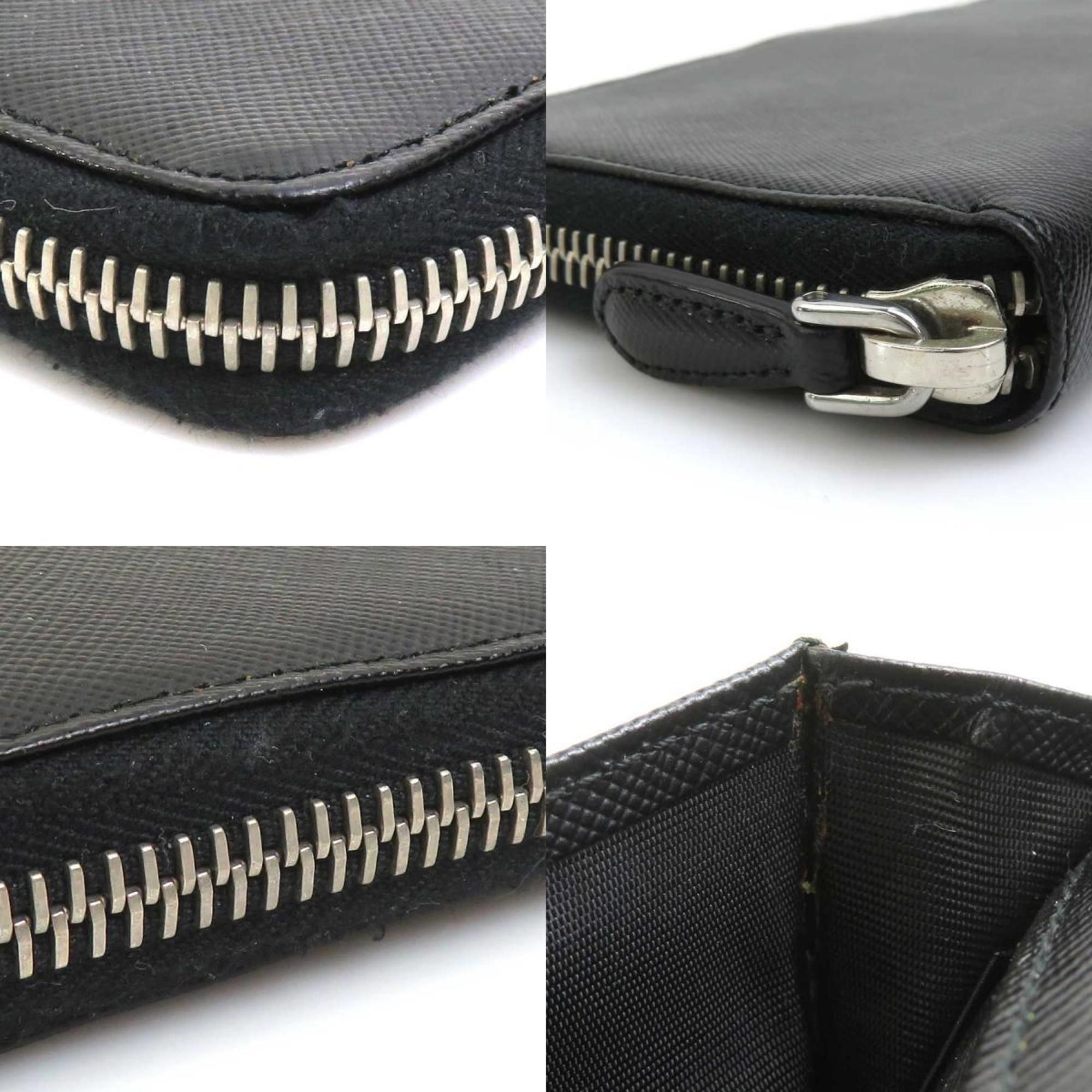 Leather Long Wallet (Bi-Fold) (Pre-Owned) - Prada - Modalova