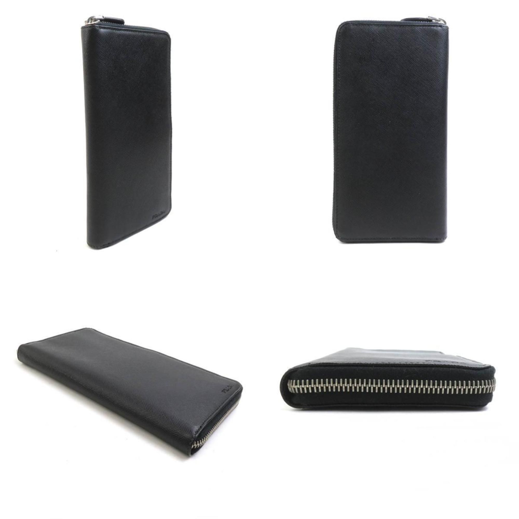 Leather Long Wallet (Bi-Fold) (Pre-Owned) - Prada - Modalova