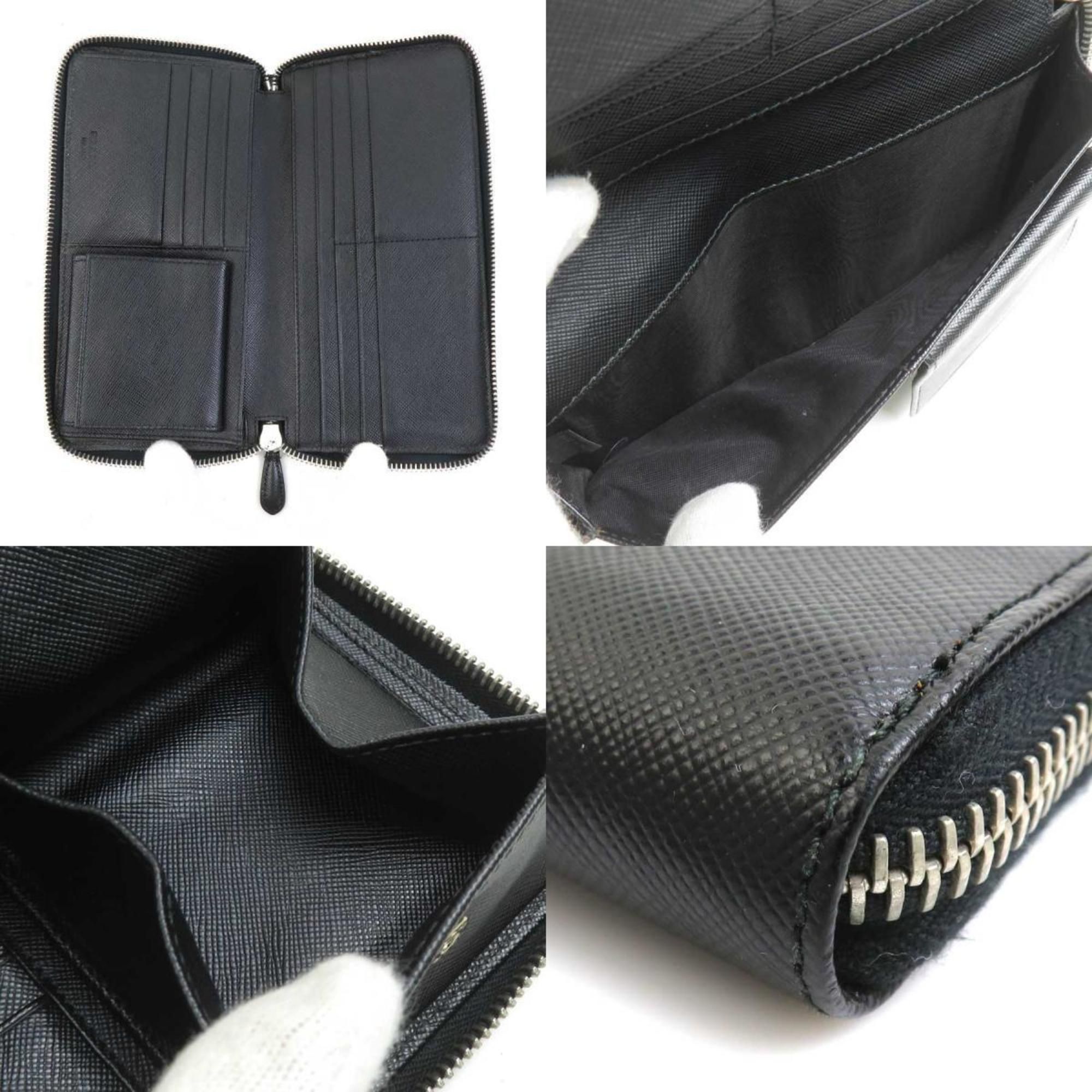 Leather Long Wallet (Bi-Fold) (Pre-Owned) - Prada - Modalova
