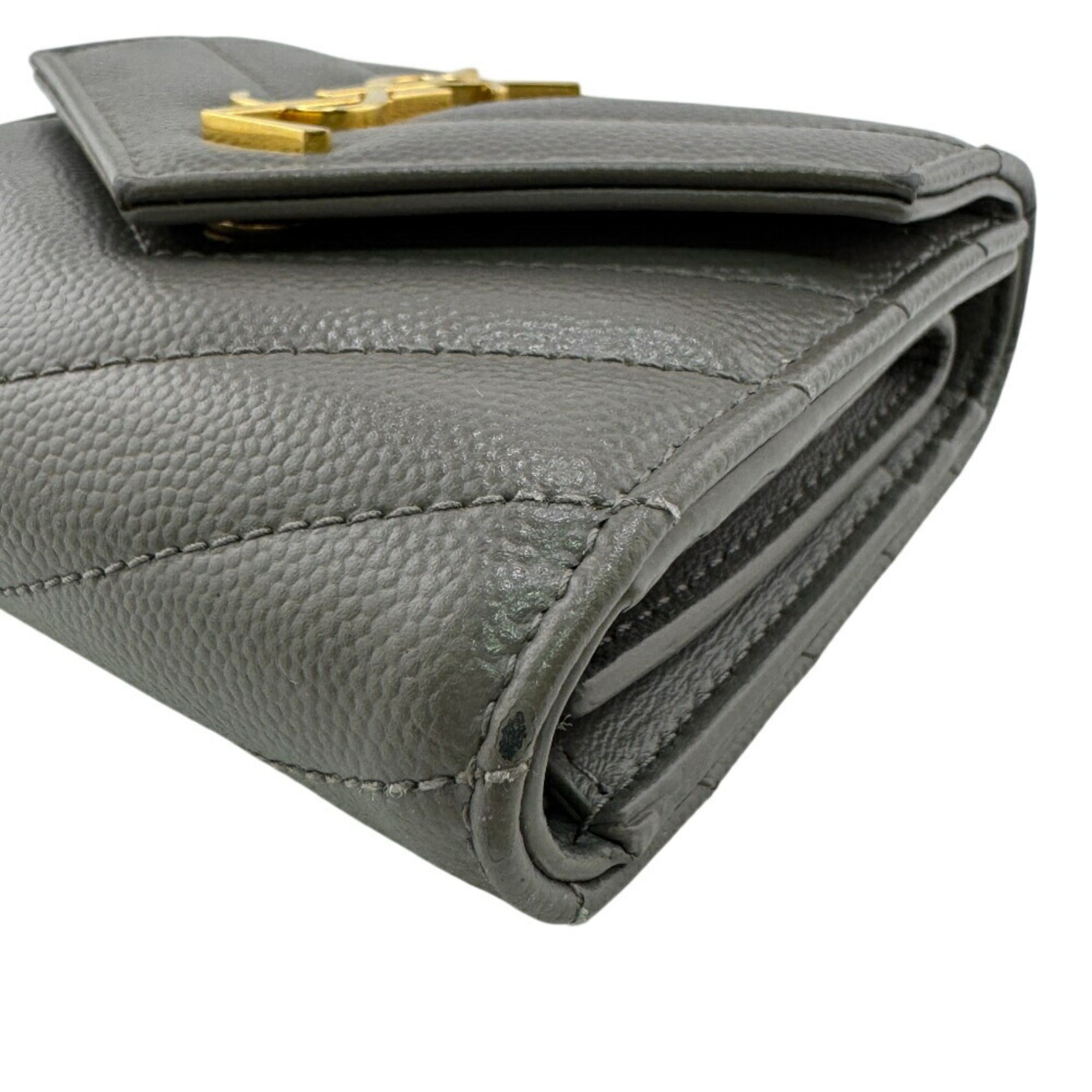 Leather Wallet (Tri-Fold) (Pre-Owned) - Saint Laurent - Modalova
