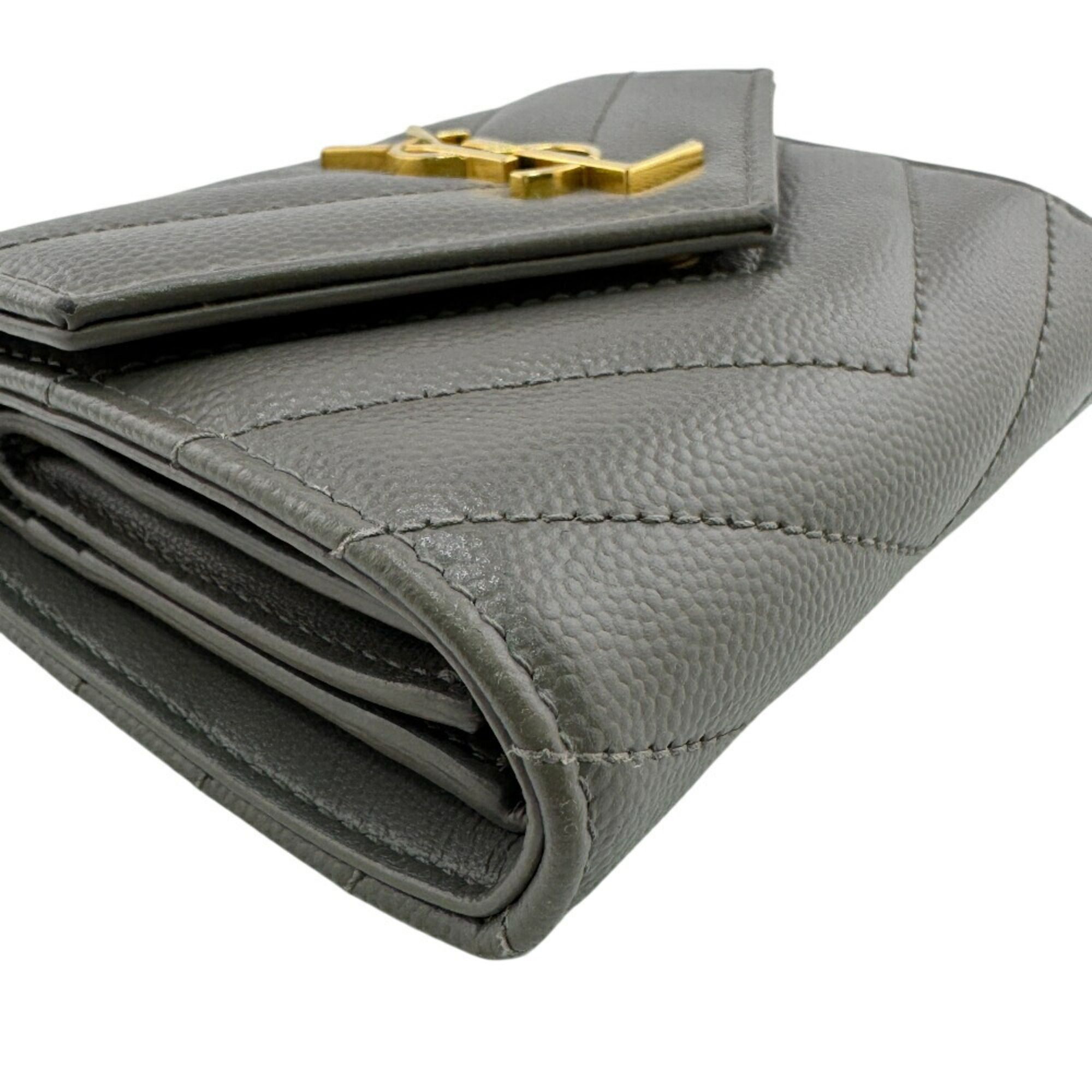 Leather Wallet (Tri-Fold) (Pre-Owned) - Saint Laurent - Modalova