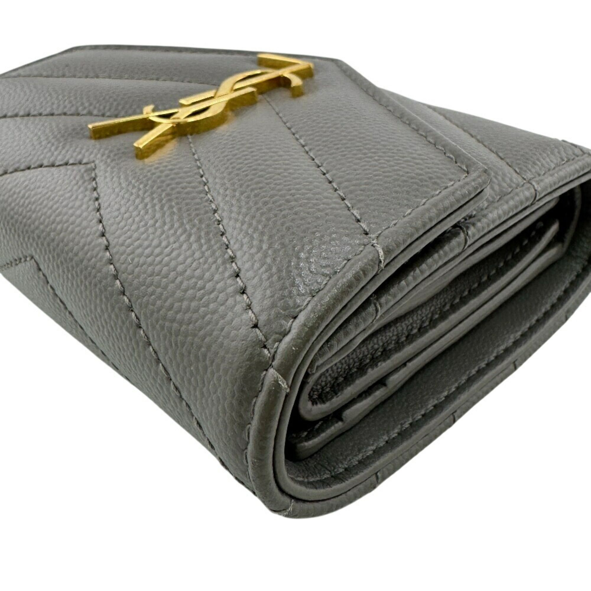Leather Wallet (Tri-Fold) (Pre-Owned) - Saint Laurent - Modalova