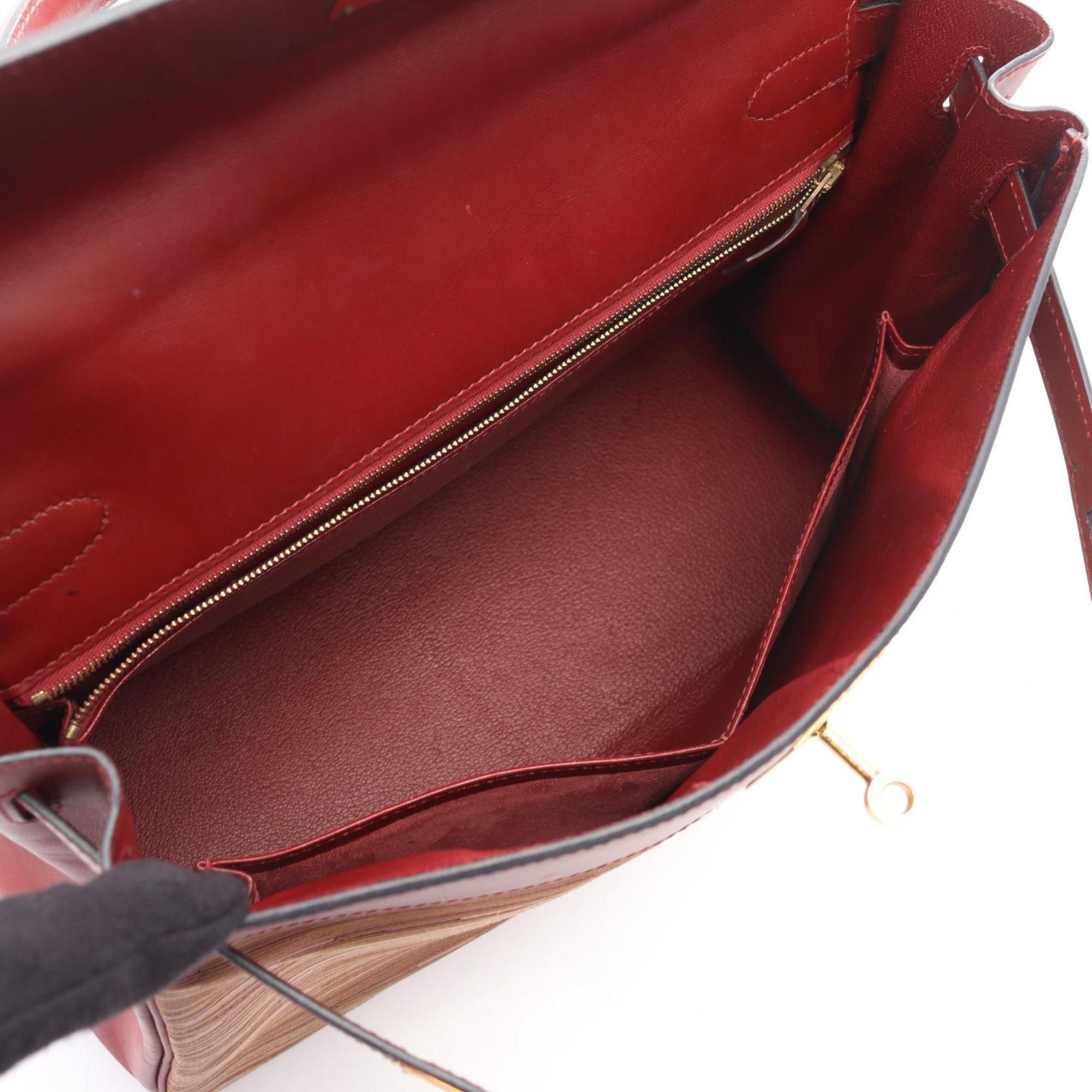 Vibrato Leather Leather Handbag (Pre-Owned) - Hermes - Modalova