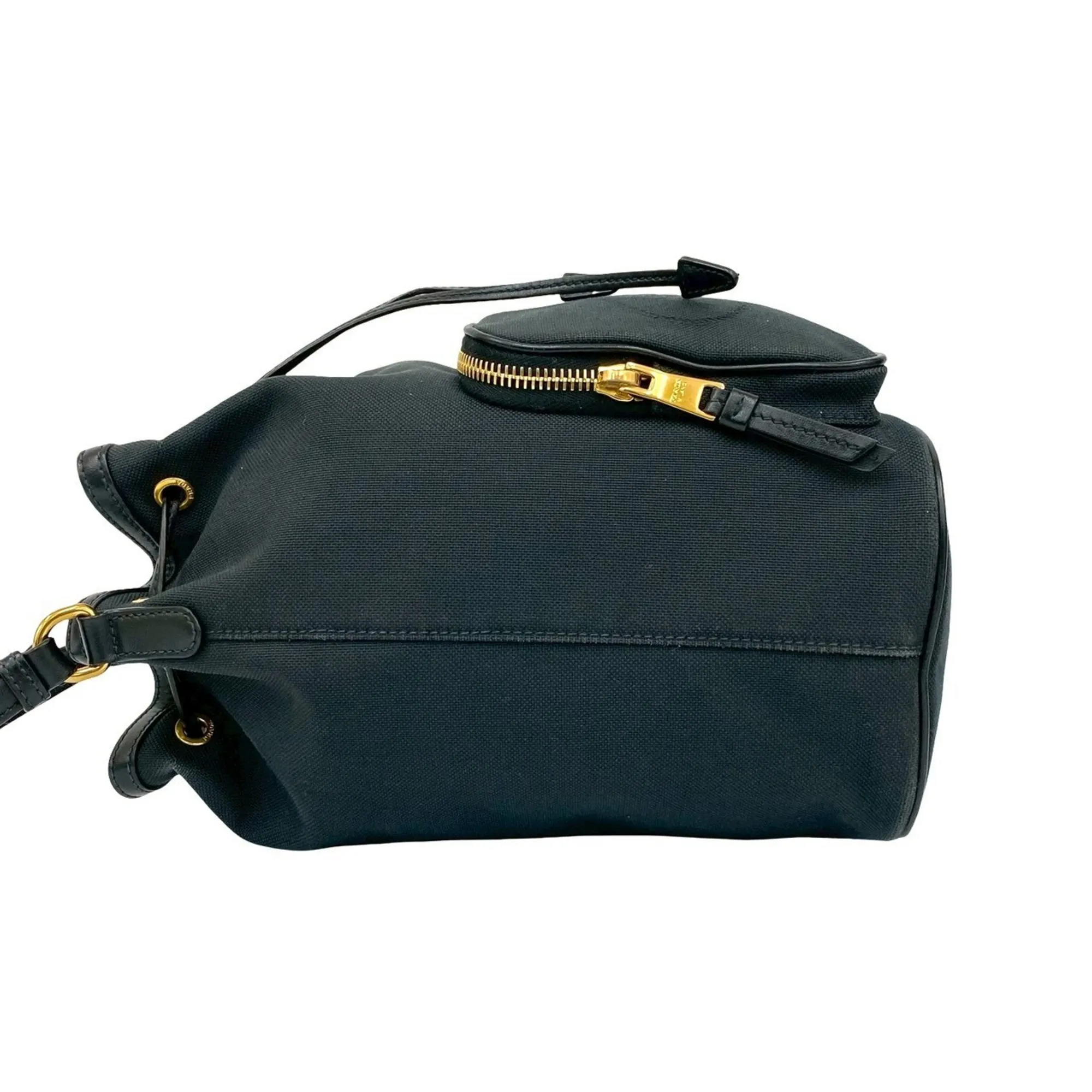 Canvas Leather Handbag Shoulder Bag (Pre-Owned) - Prada - Modalova