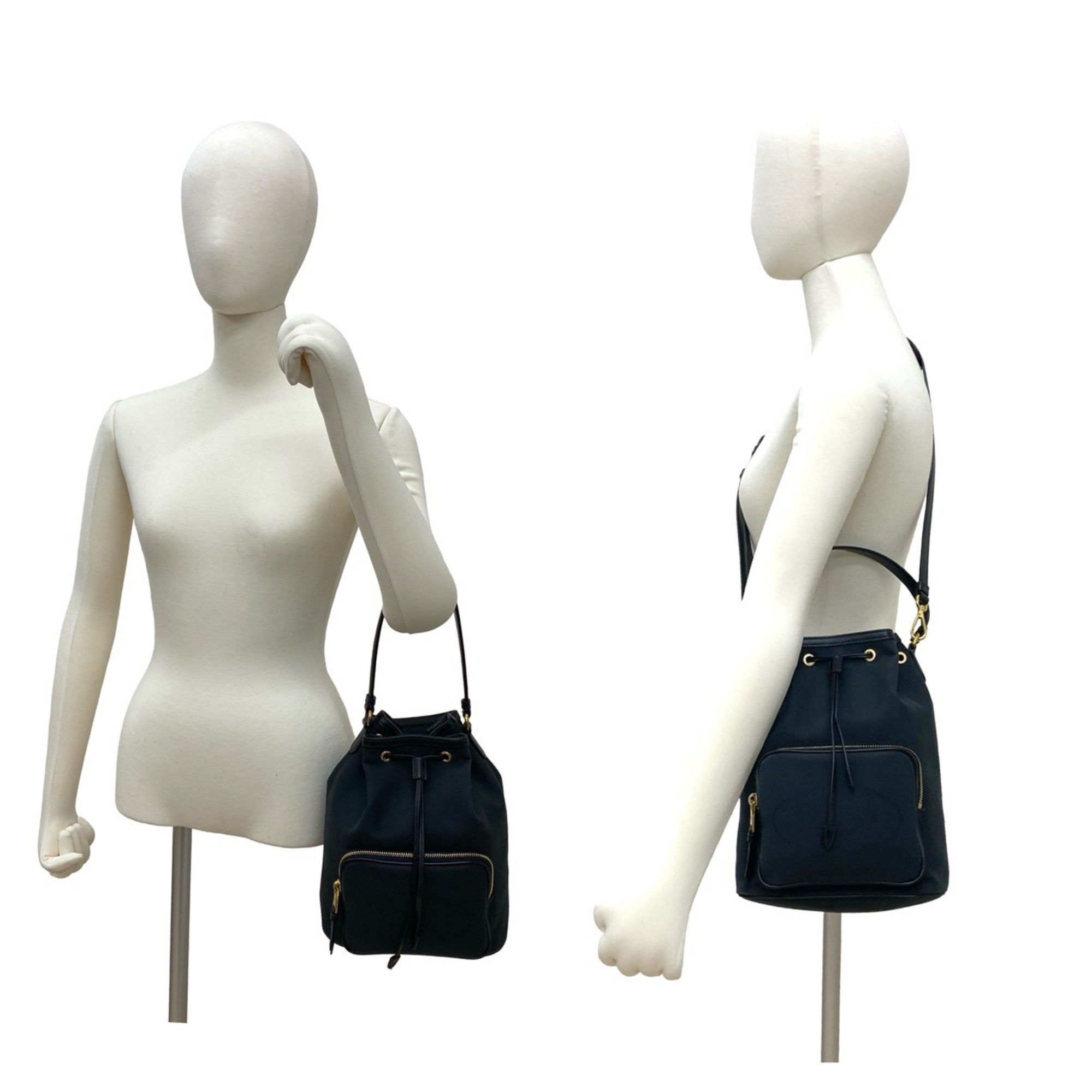 Canvas Leather Handbag Shoulder Bag (Pre-Owned) - Prada - Modalova